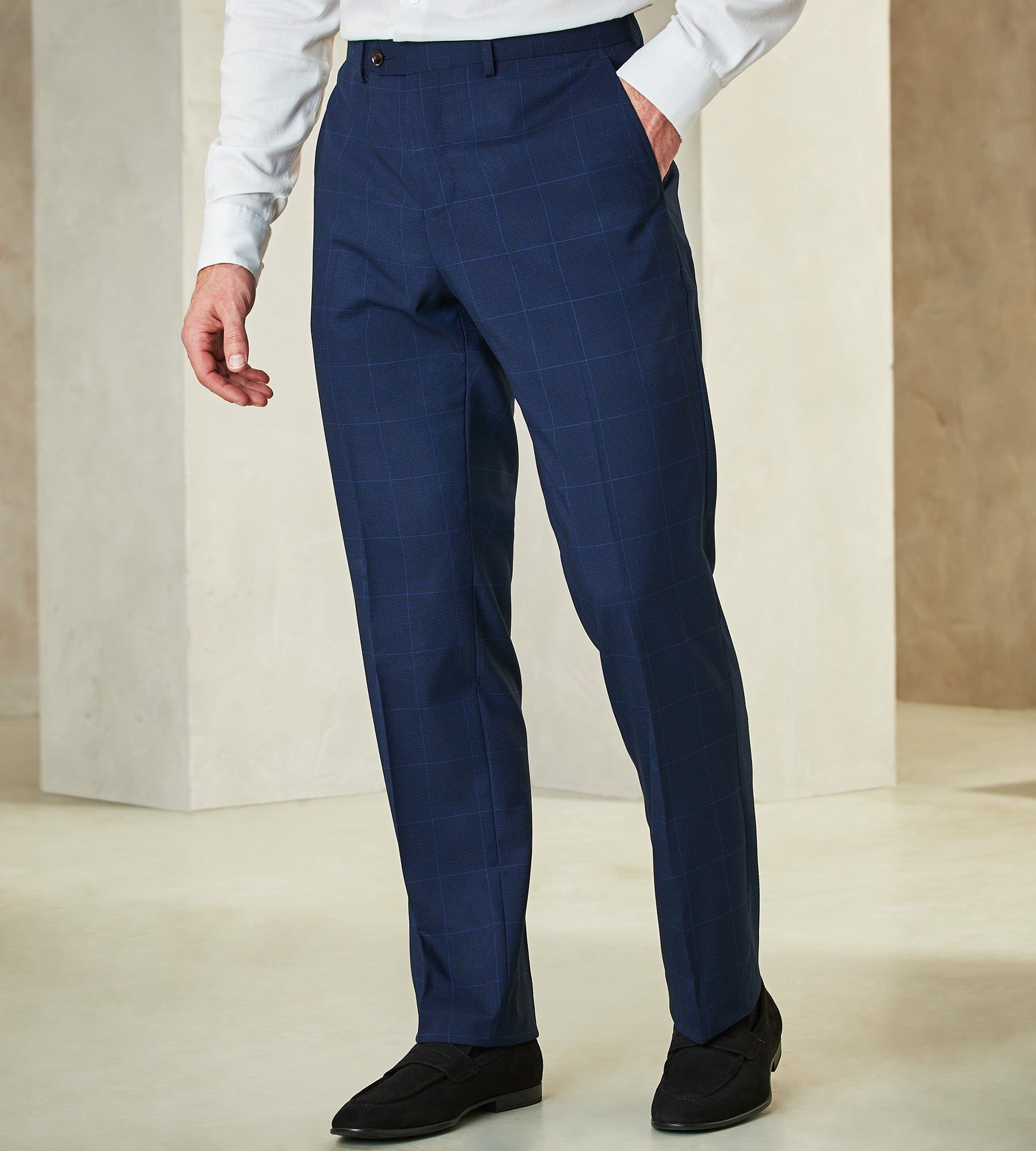 Modern Fit Check Suit Separate Pants sold by Tip Top