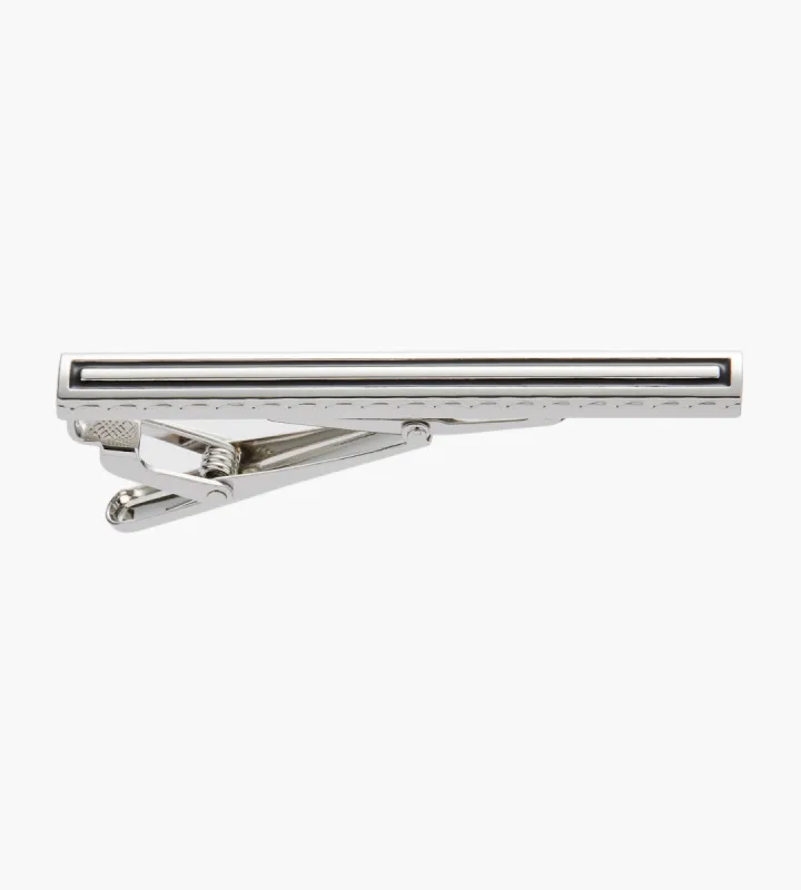 Black Rectangle Tie Bar sold by Tip Top