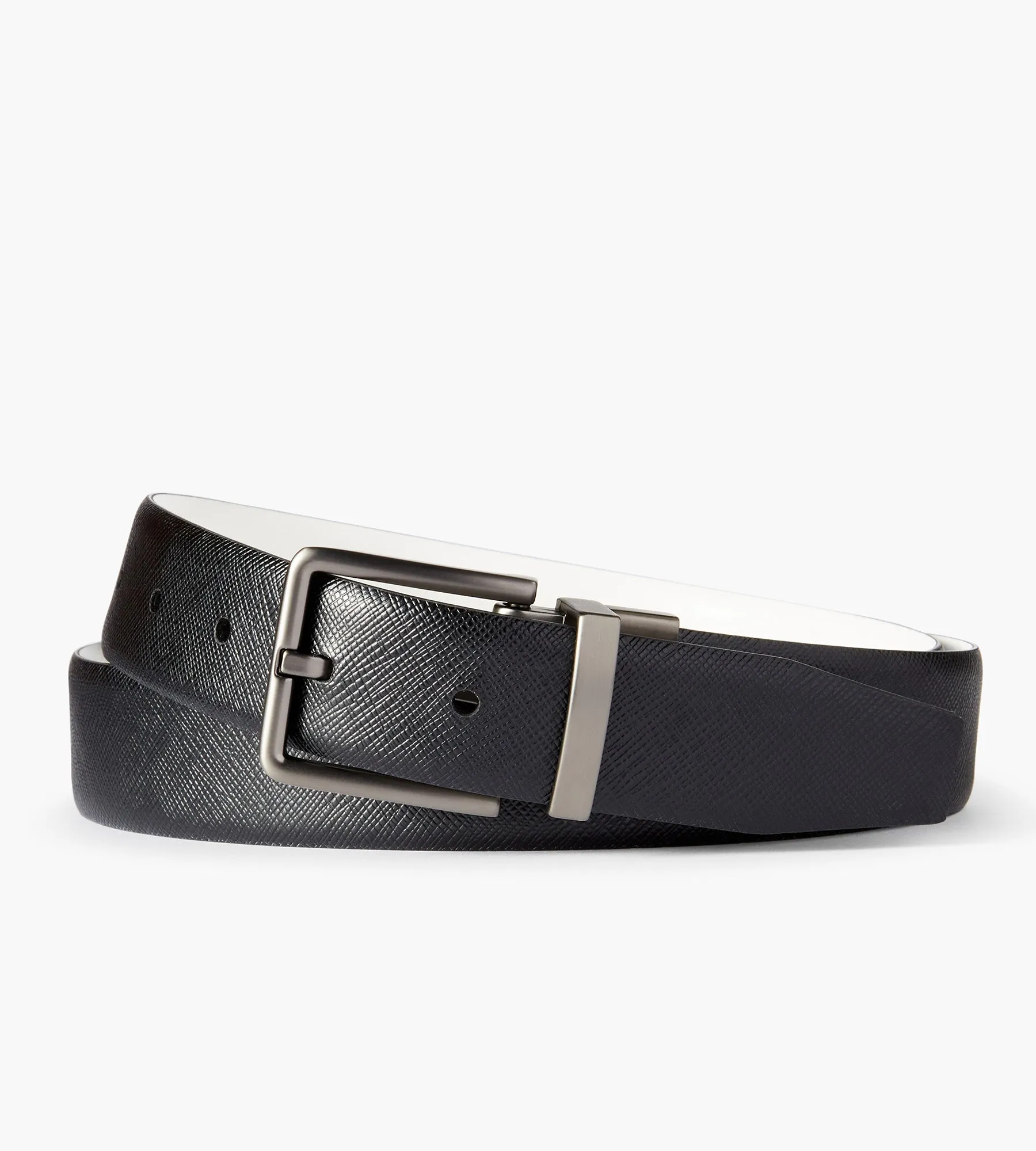 Reversible Gunmetal Buckle Belt sold by Tip Top product image thumbnail 2