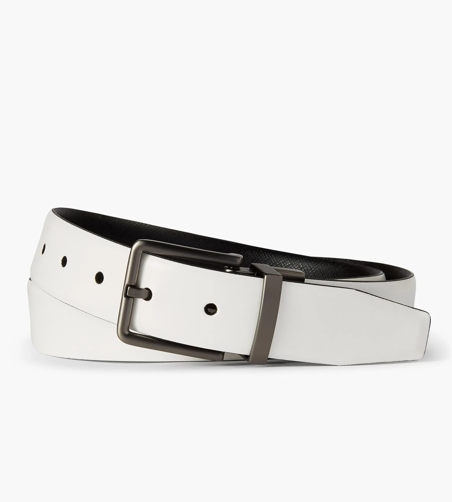Reversible Gunmetal Buckle Belt sold by Tip Top
