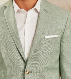 Slim Fit Solid Suit Separate Jacket sold by Tip Top