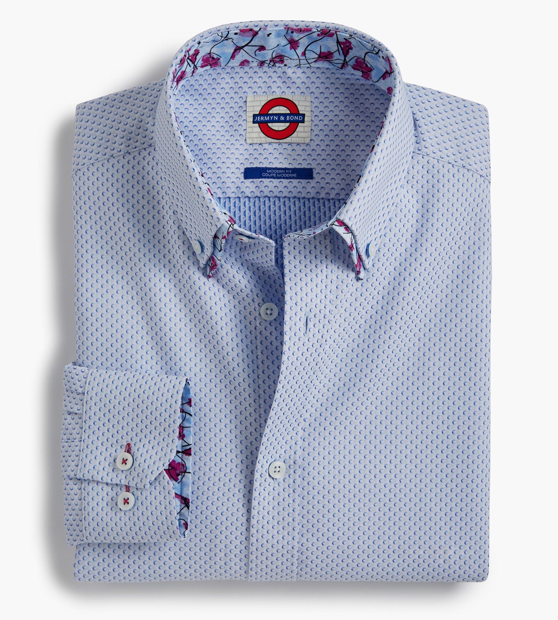 Modern Fit Non-Iron Double-Collar Dress Shirt sold by Tip Top