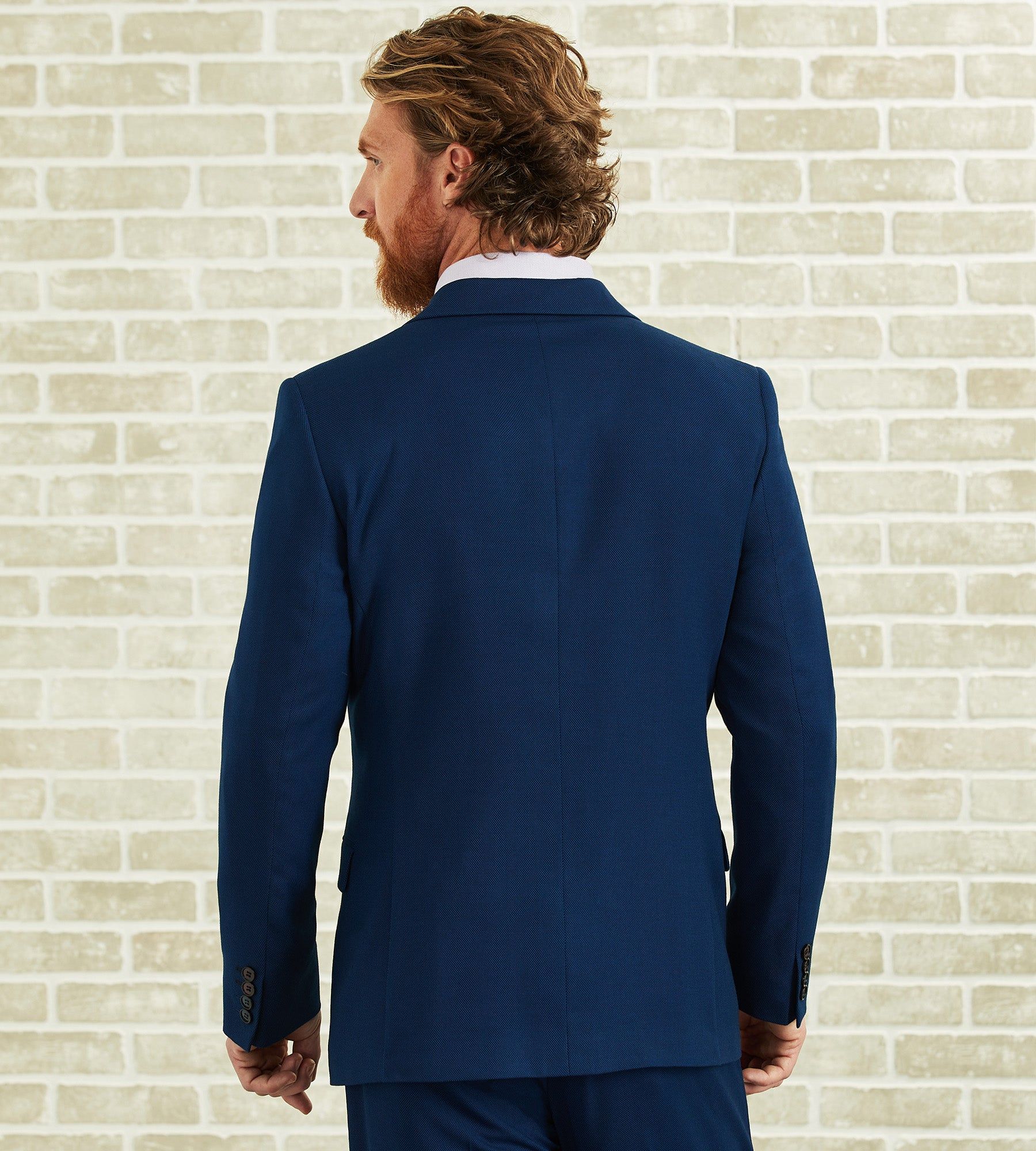 Slim Fit Peak Lapel Suit Separate Jacket sold by Tip Top product image thumbnail 3