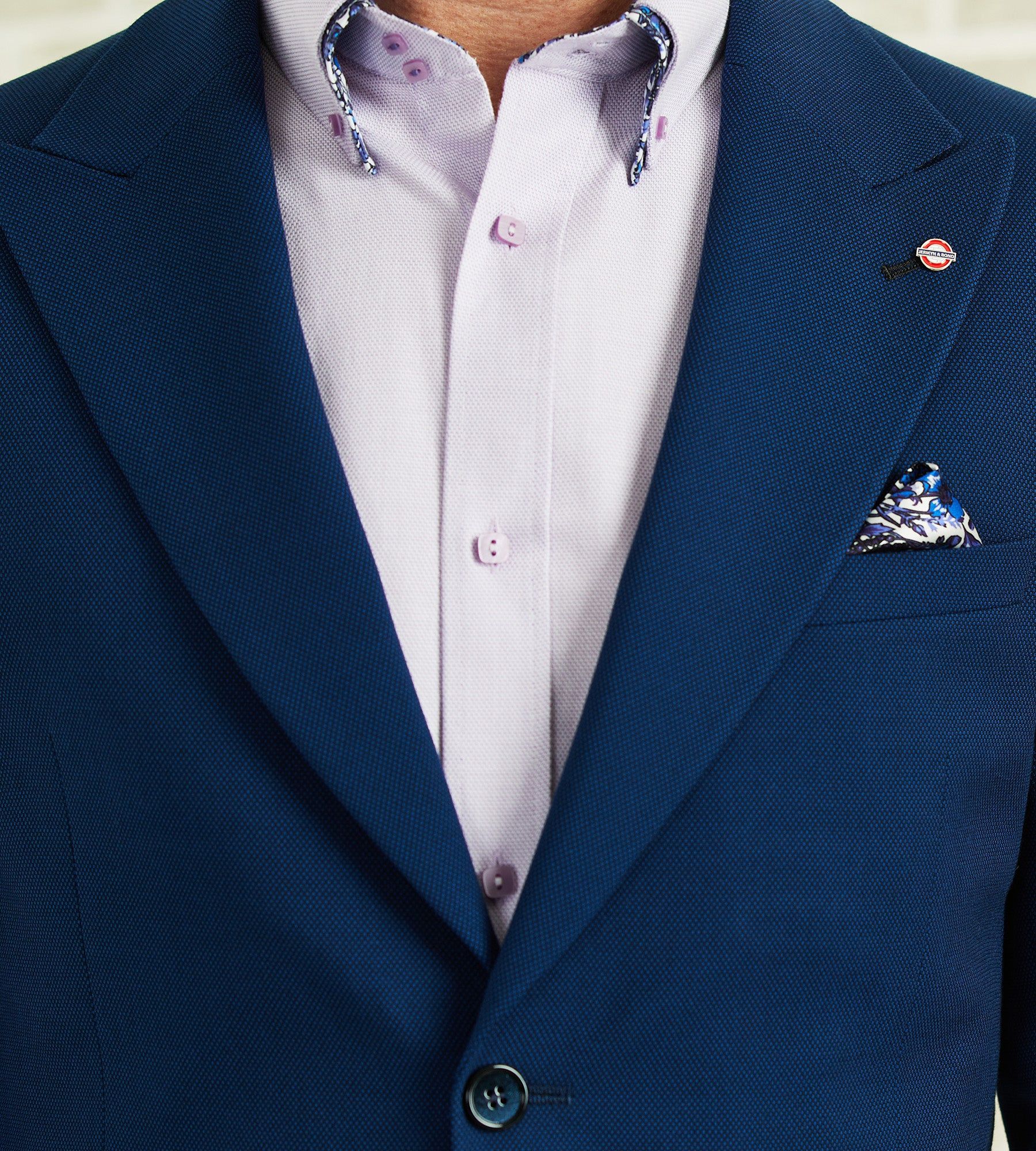 Slim Fit Peak Lapel Suit Separate Jacket sold by Tip Top product image thumbnail 2