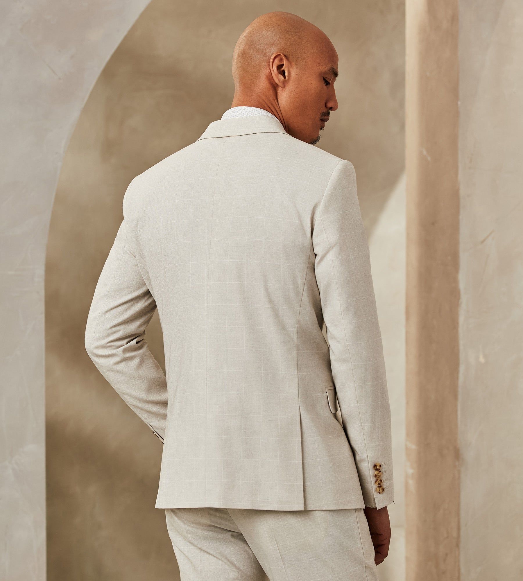 Slim Fit Check Suit sold by Tip Top product image thumbnail 4