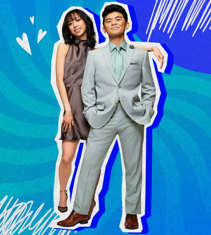 Seafoam Suit Prom Look sold by Tip Top