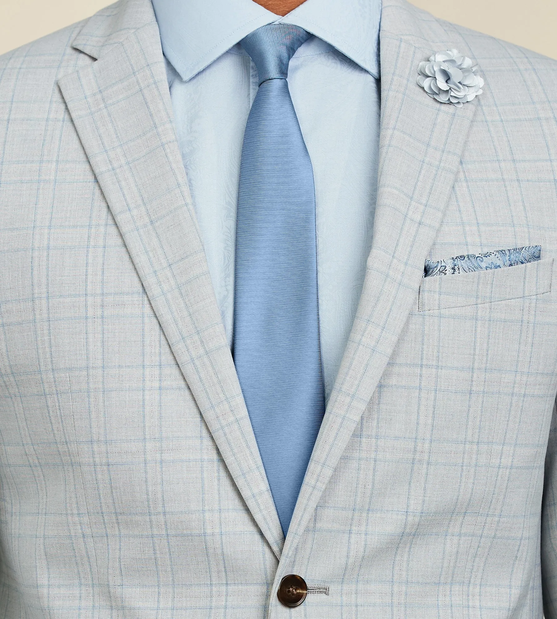 Modern Fit Check Suit Separate Jacket sold by Tip Top product image thumbnail 2