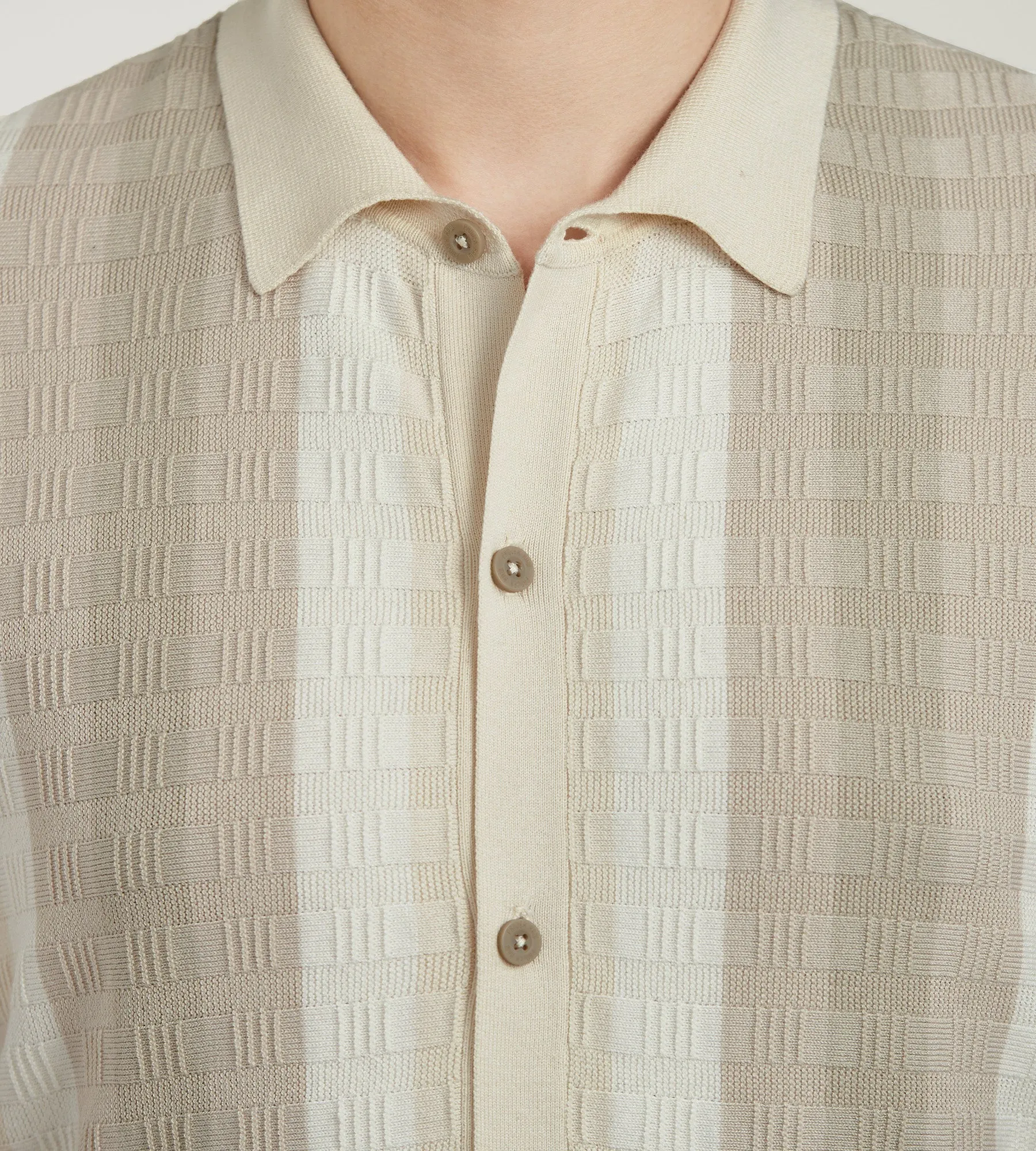 Modern Fit Short Sleeve Sweater Knit Sport Shirt sold by Tip Top product image thumbnail 2