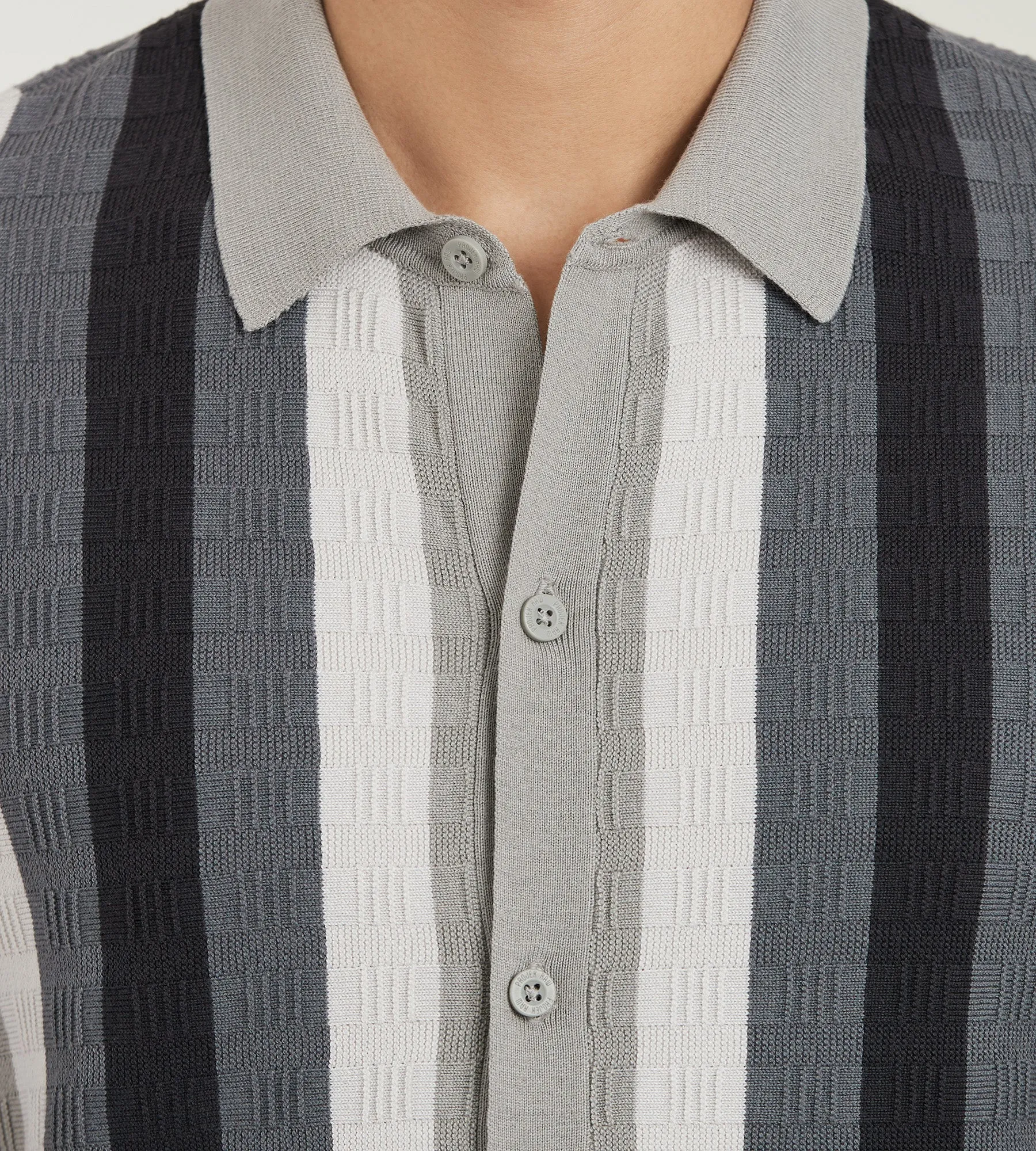 Modern Fit Short Sleeve Sweater Knit Sport Shirt sold by Tip Top product image thumbnail 5