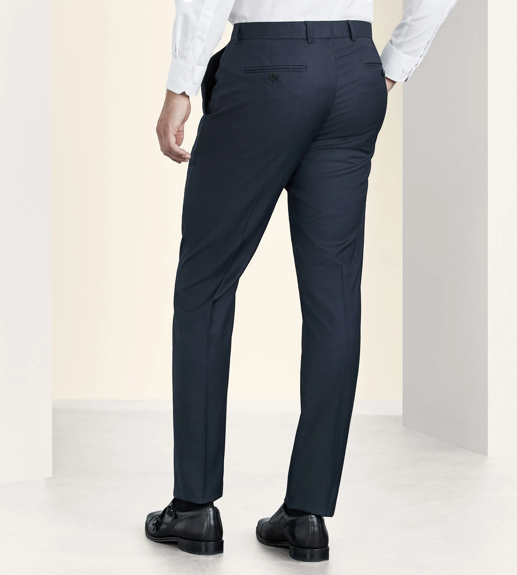 Slim Fit Solid Suit Pants sold by Tip Top product image thumbnail 5