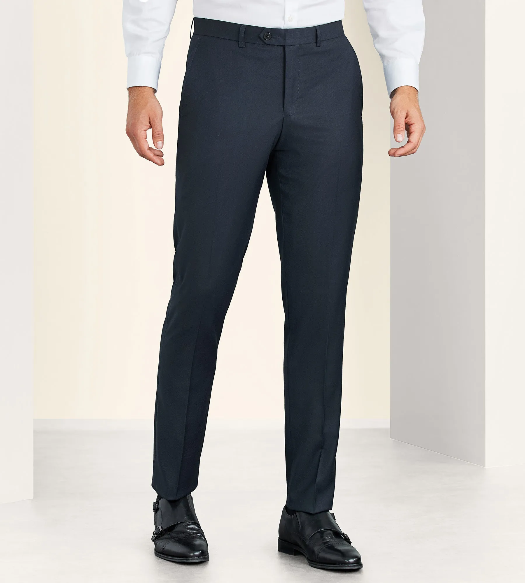 Slim Fit Solid Suit Pants sold by Tip Top product image thumbnail 4