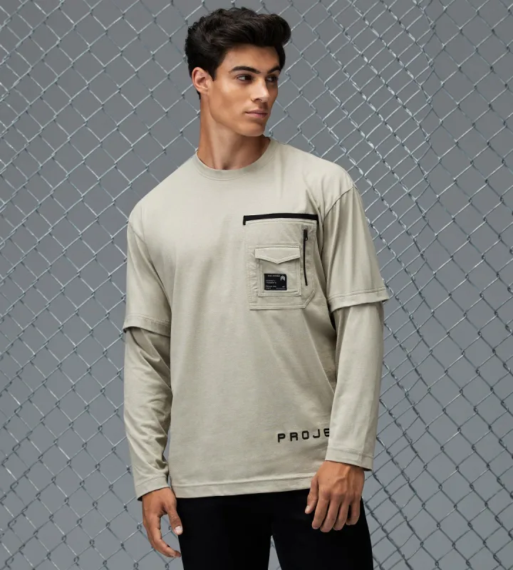 Modern Fit Long Sleeve Crew Neck Shirt sold by Tip Top
