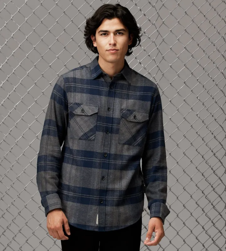 Modern Fit Long Sleeve Plaid Sport Shirt sold by Tip Top