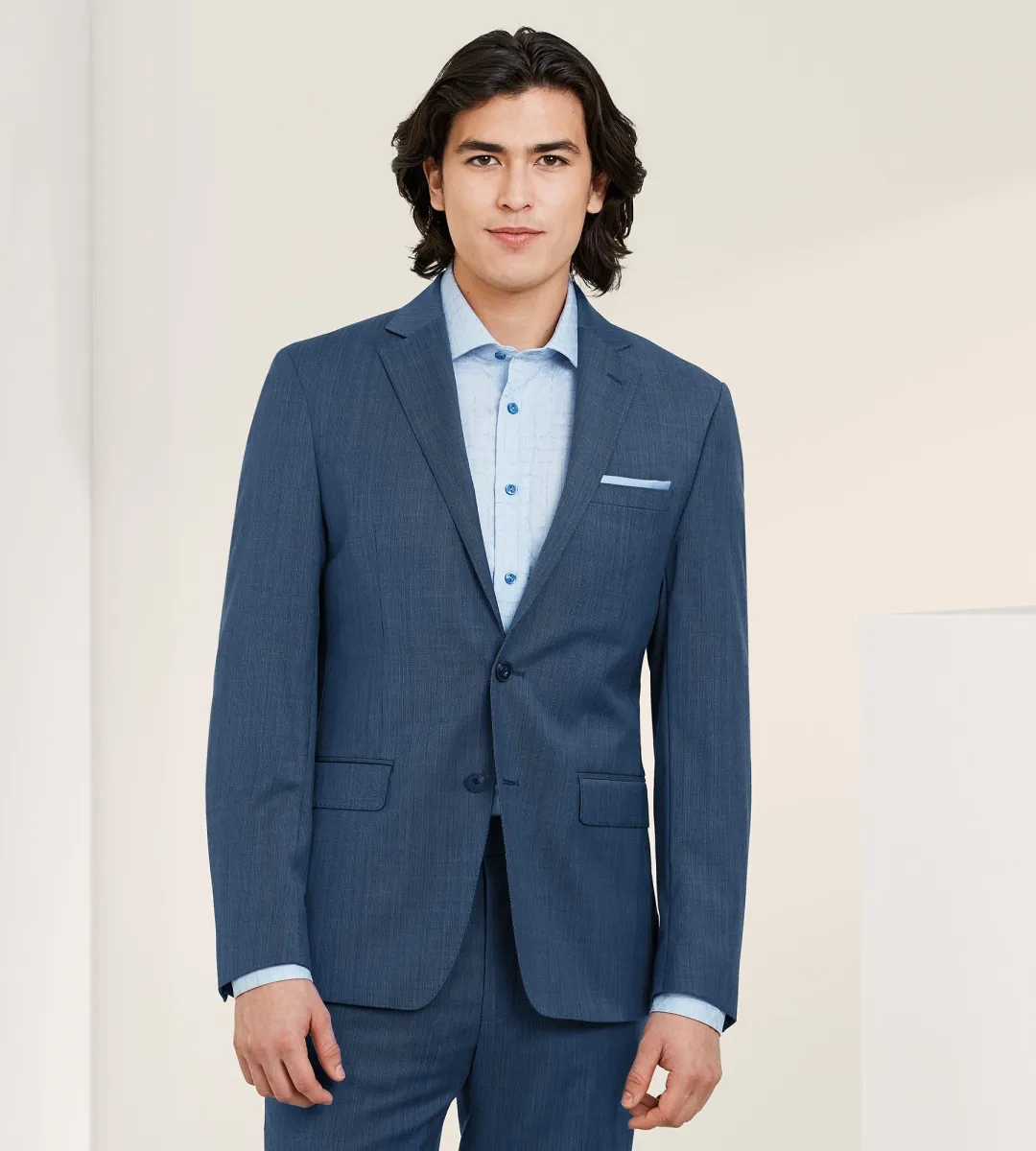 Slim Fit Stretch Solid Suit Separate Jacket sold by Tip Top