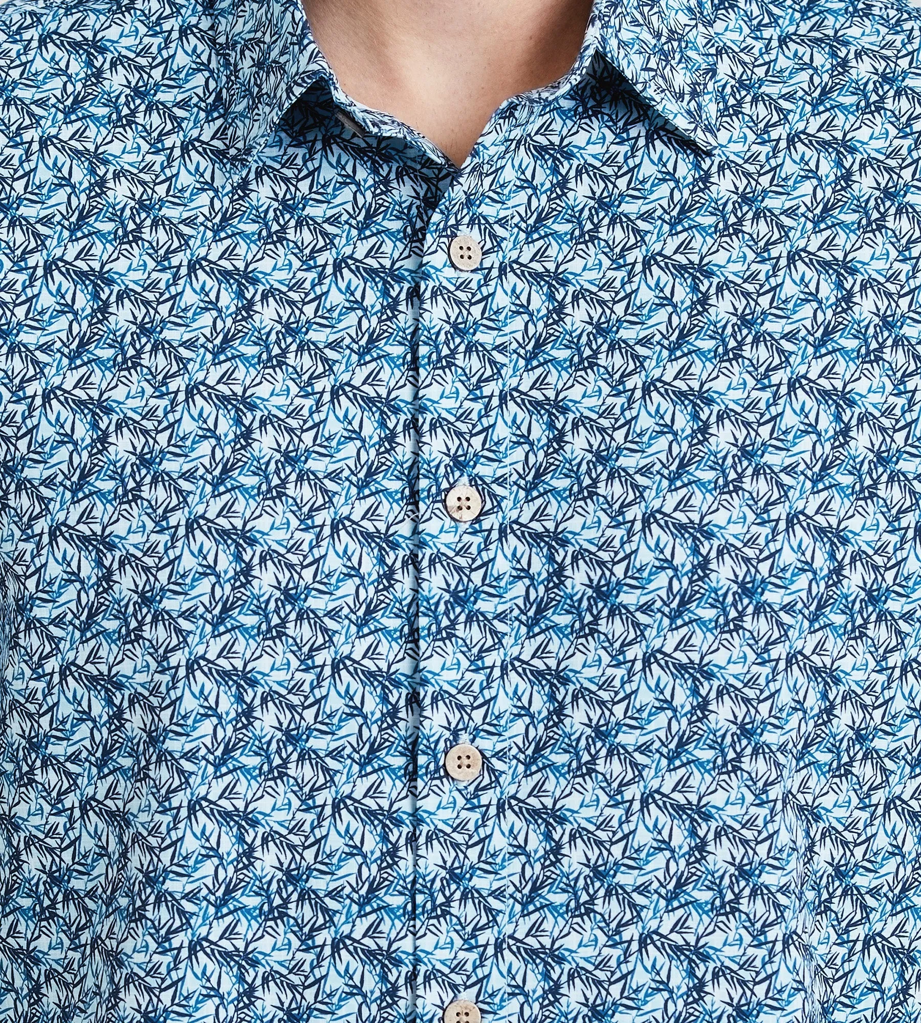 Modern Fit 360° Stretch Printed Short Sleeve Sport Shirt sold by Tip Top product image thumbnail 2