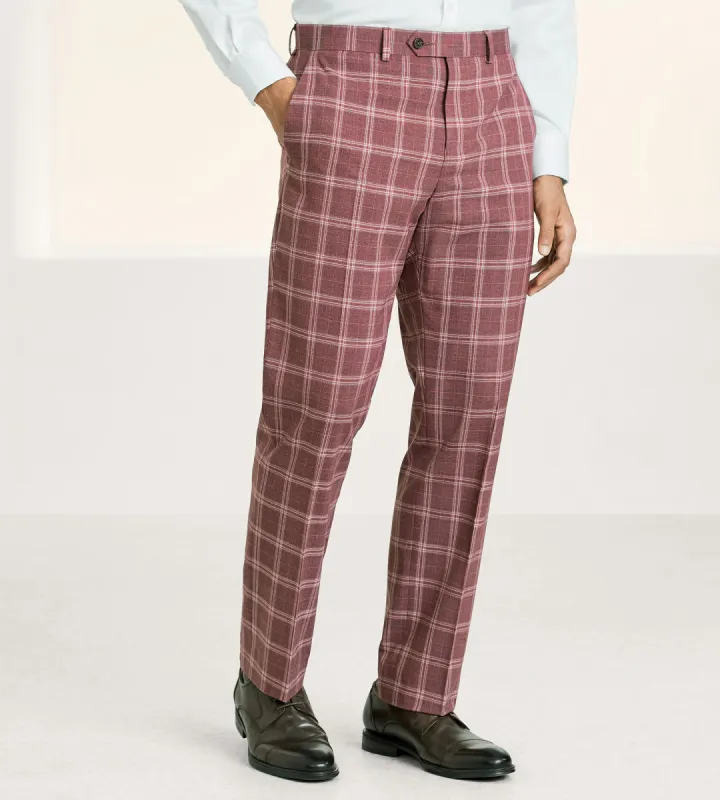 Slim Fit Check Suit Separate Pants sold by Tip Top