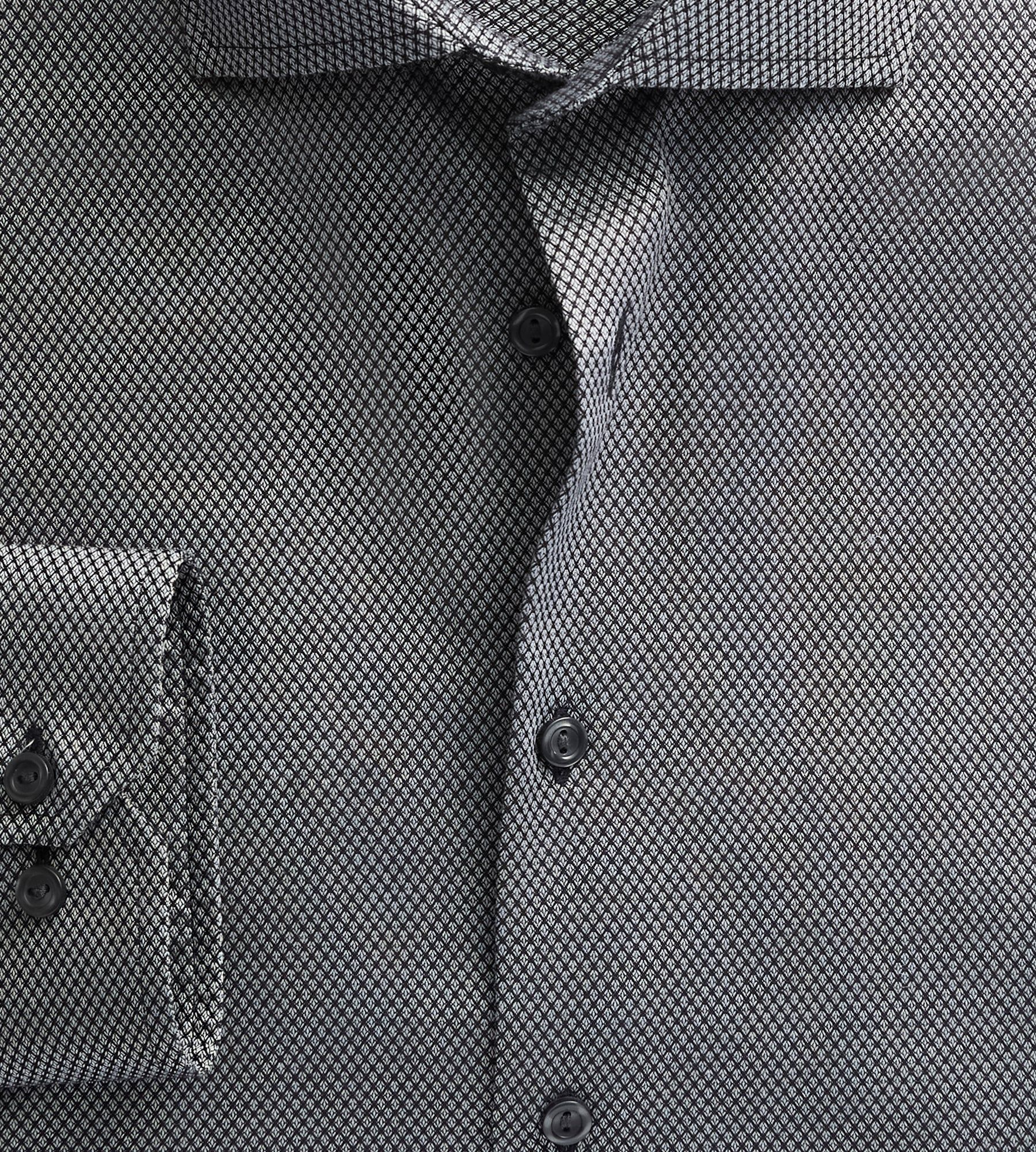 Modern Fit Non-Iron Diamond Jacquard Dress Shirt sold by Tip Top product image thumbnail 2