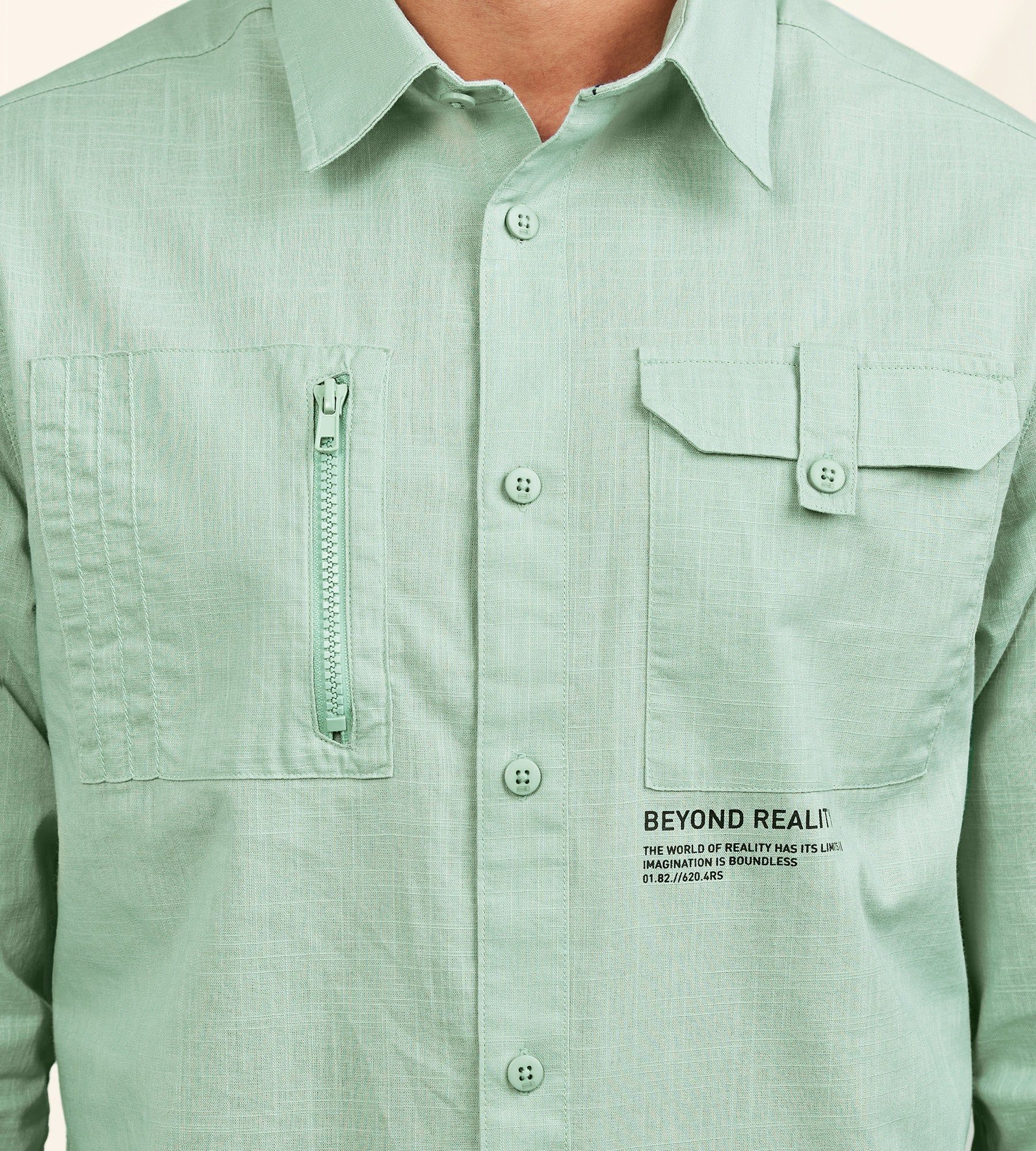 Modern Fit Long Sleeve Sport Shirt sold by Tip Top product image thumbnail 2