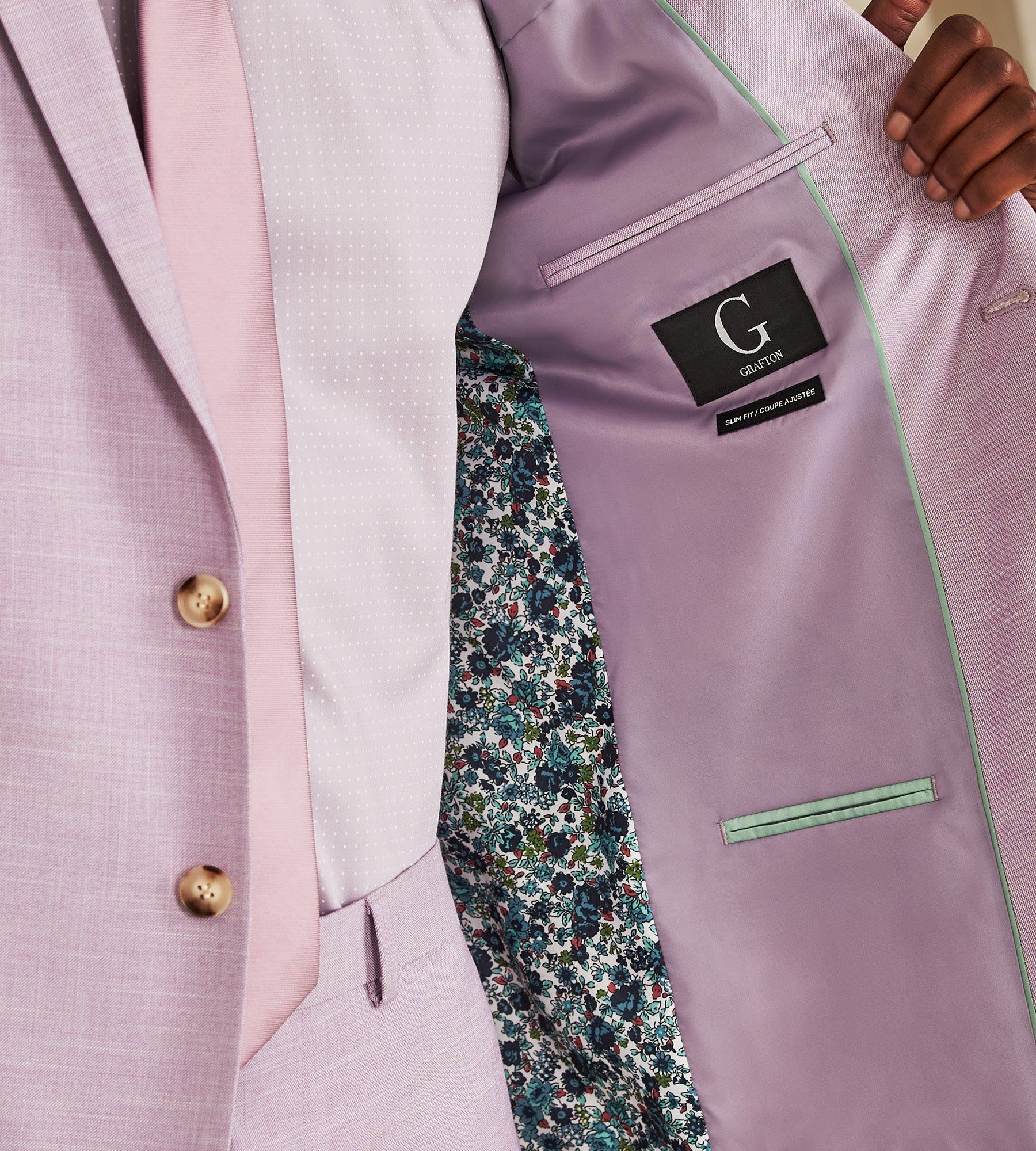 Slim Fit Solid Suit sold by Tip Top product image thumbnail 4