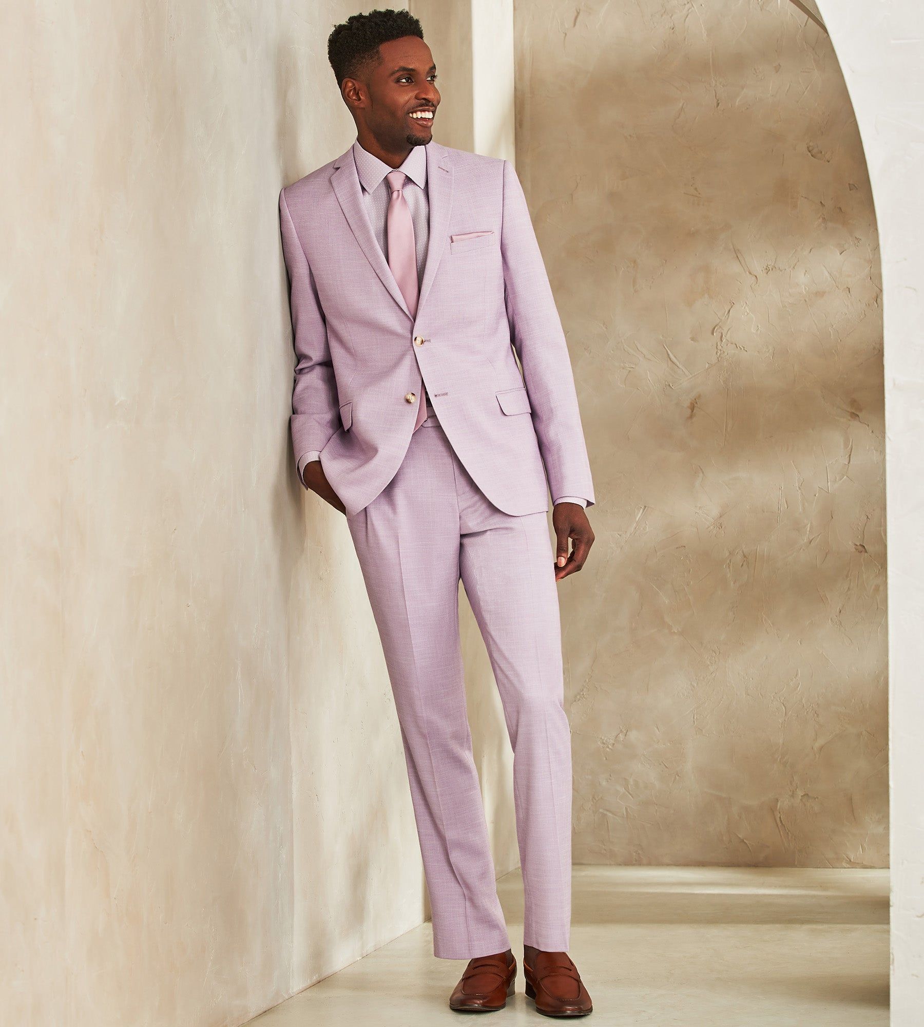 Slim Fit Solid Suit sold by Tip Top