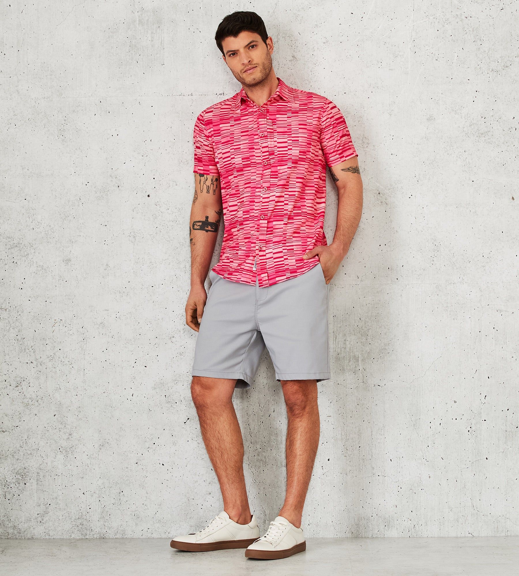 Modern Fit Short-Sleeve 360° Stretch Sport Shirt sold by Tip Top product image thumbnail 4