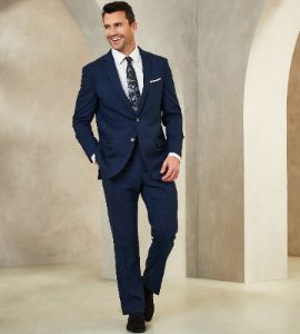 Modern Fit Check Suit sold by Tip Top