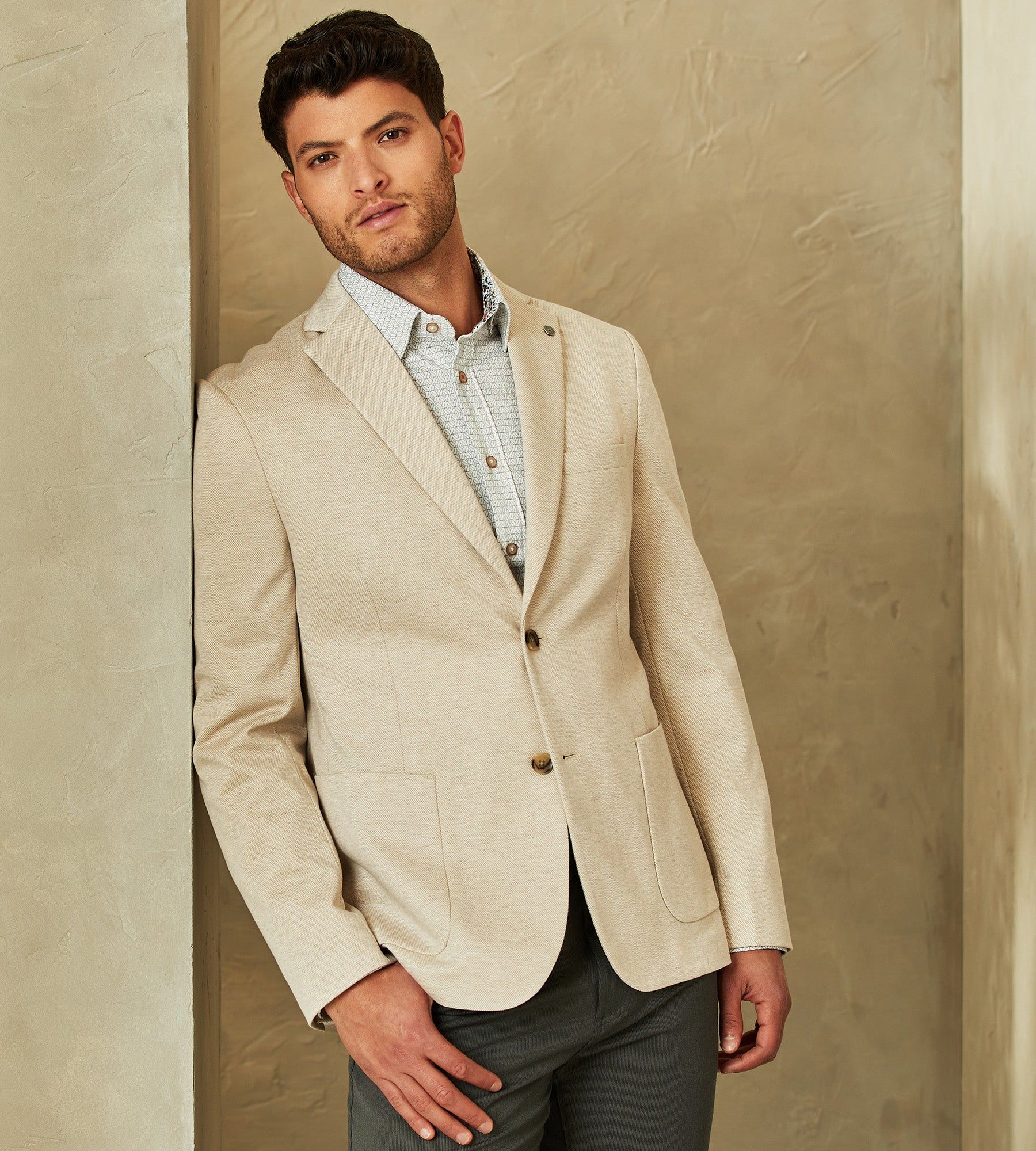 Modern Fit Knit Sport Jacket sold by Tip Top