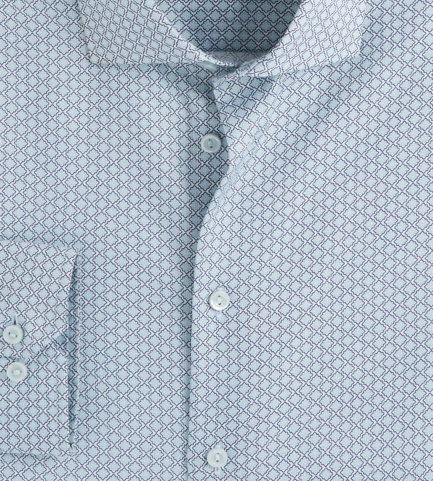 Modern Fit Geo Print Dress Shirt sold by Tip Top product image thumbnail 2