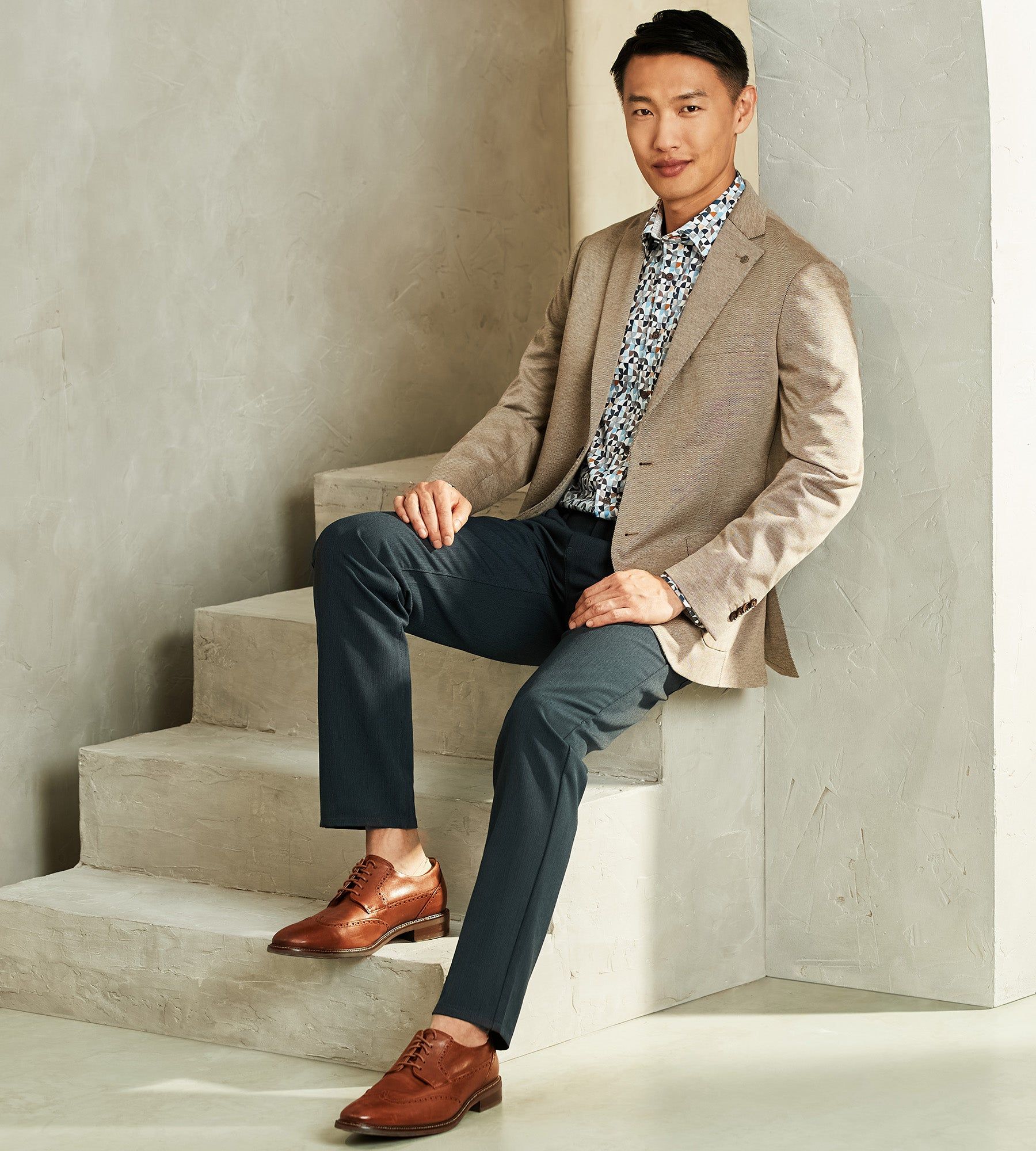 Modern Fit Knit Sport Jacket sold by Tip Top product image thumbnail 4