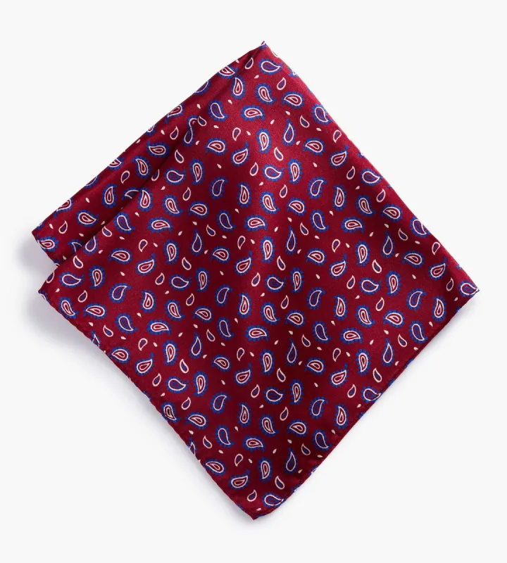 Paisley Pocket Square sold by Tip Top