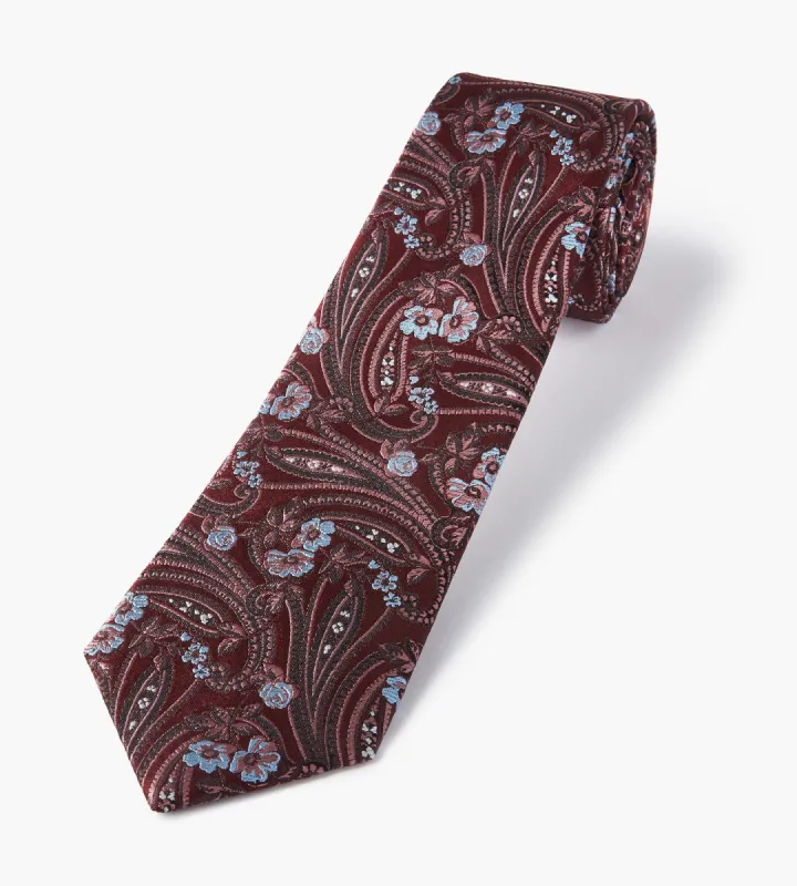 Paisley Floral Tie sold by Tip Top