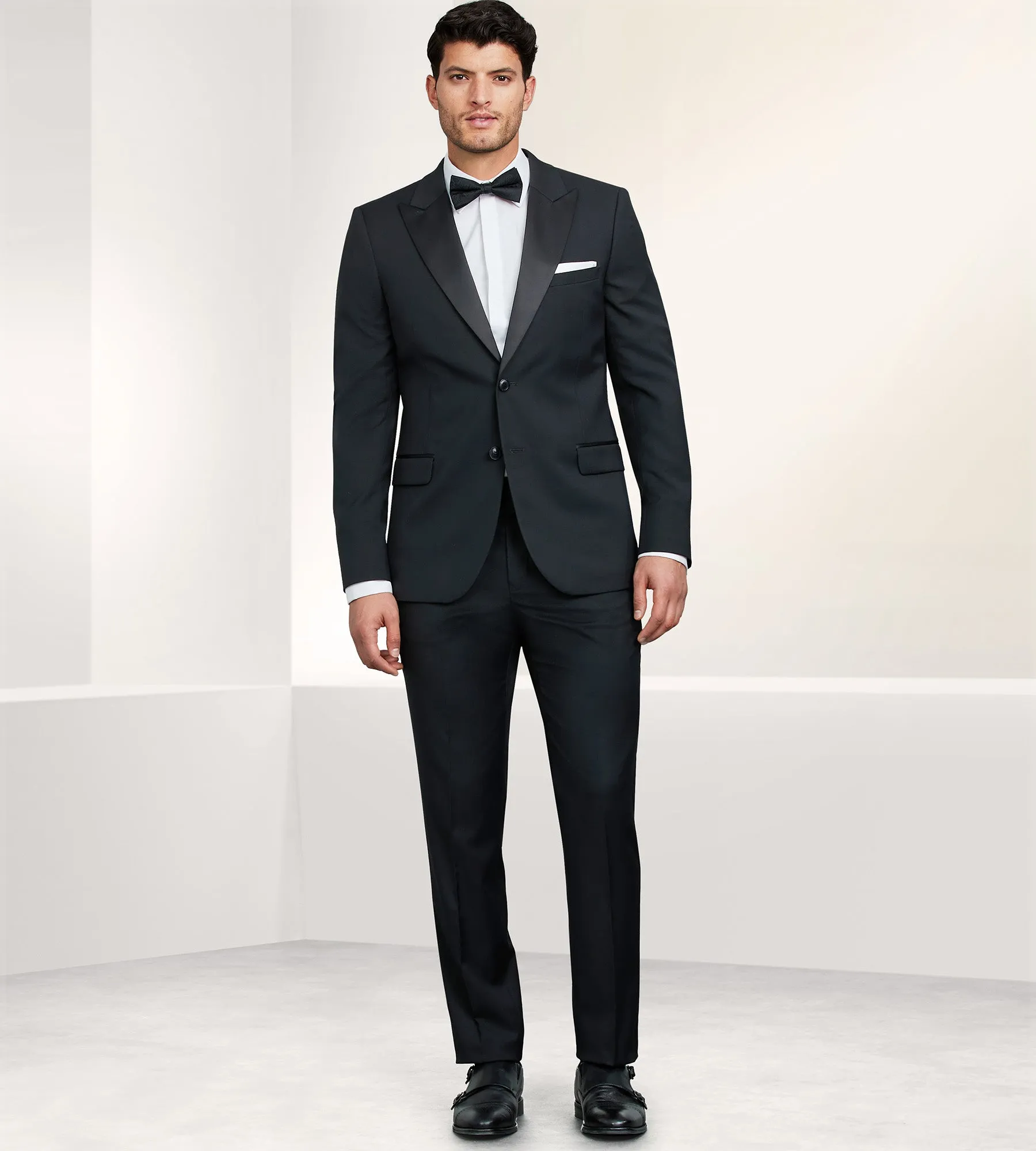 Slim Fit Stretch Peak Lapel Tuxedo sold by Tip Top product image thumbnail 4