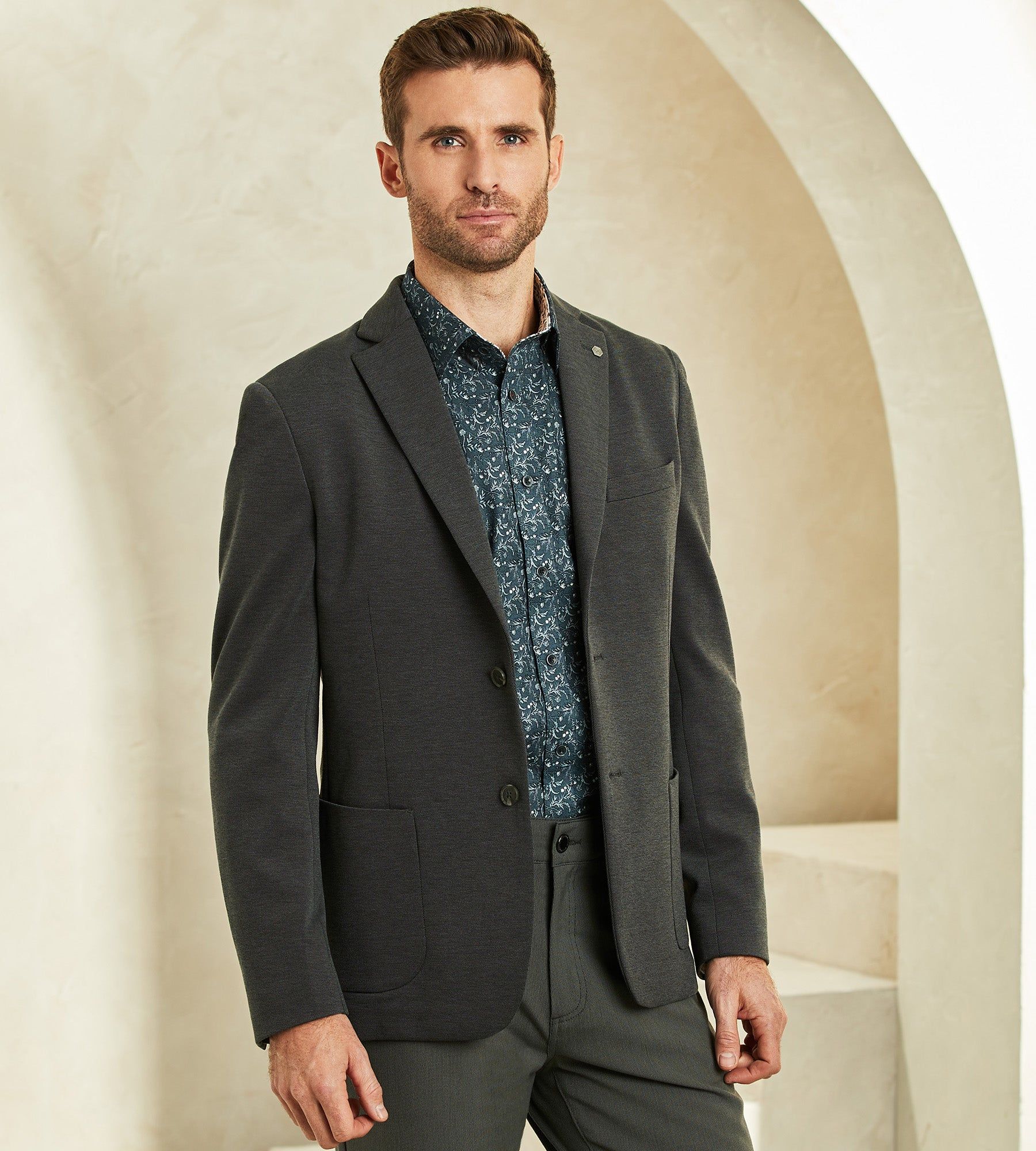 Modern Fit Knit Sport Jacket sold by Tip Top