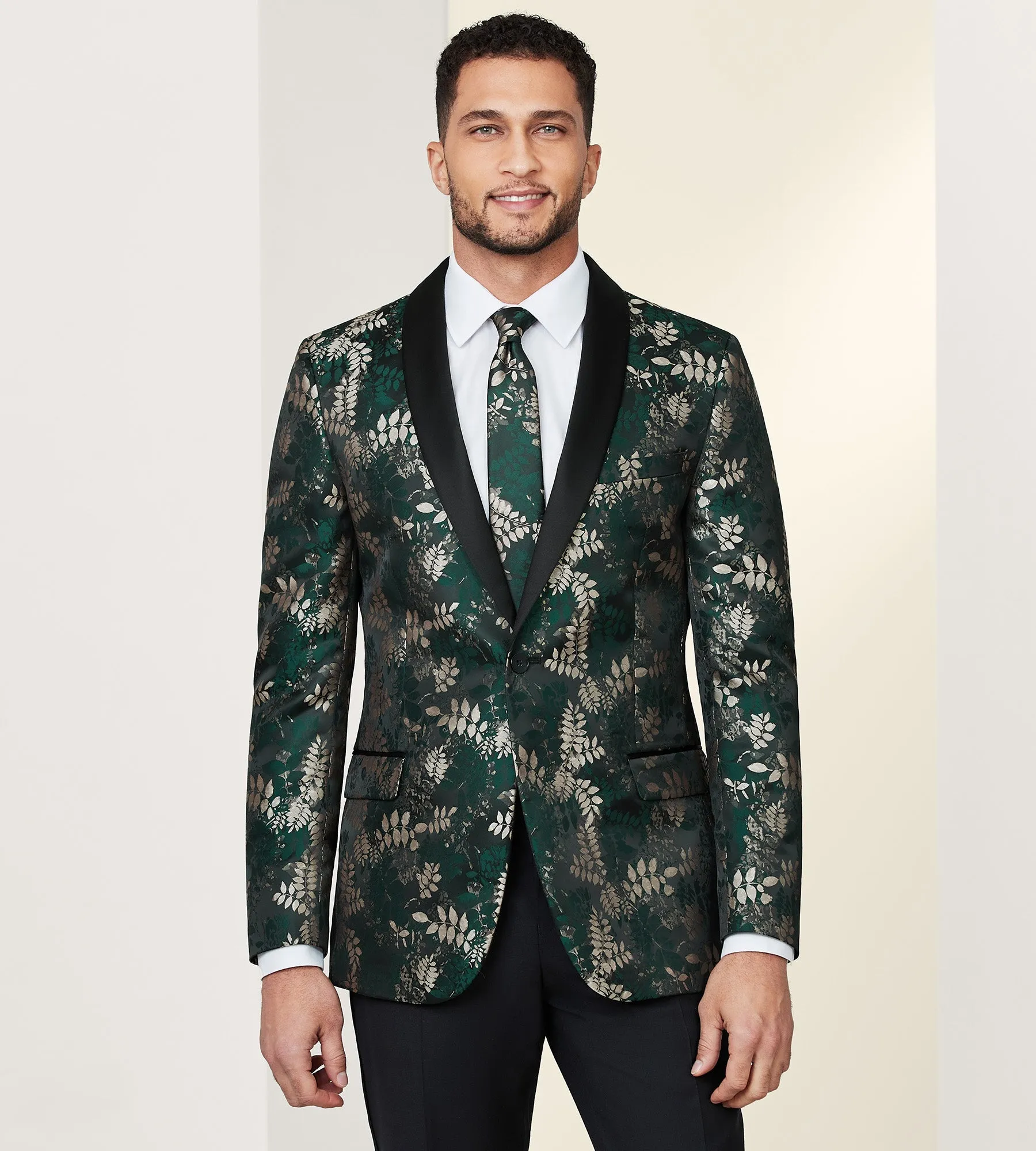 Slim Fit Jacquard Tuxedo sold by Tip Top
