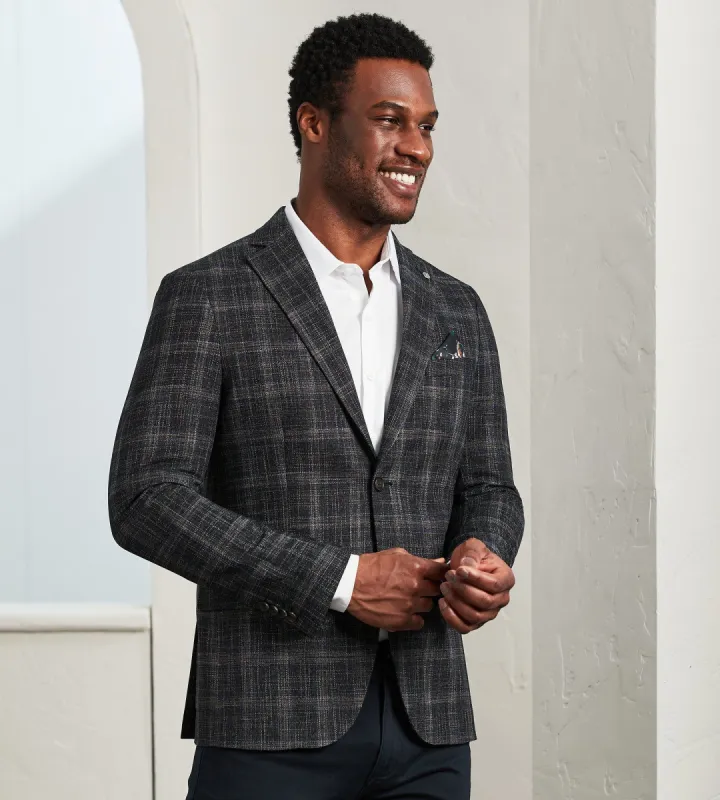 Modern Fit Woven Check Sport Jacket sold by Tip Top