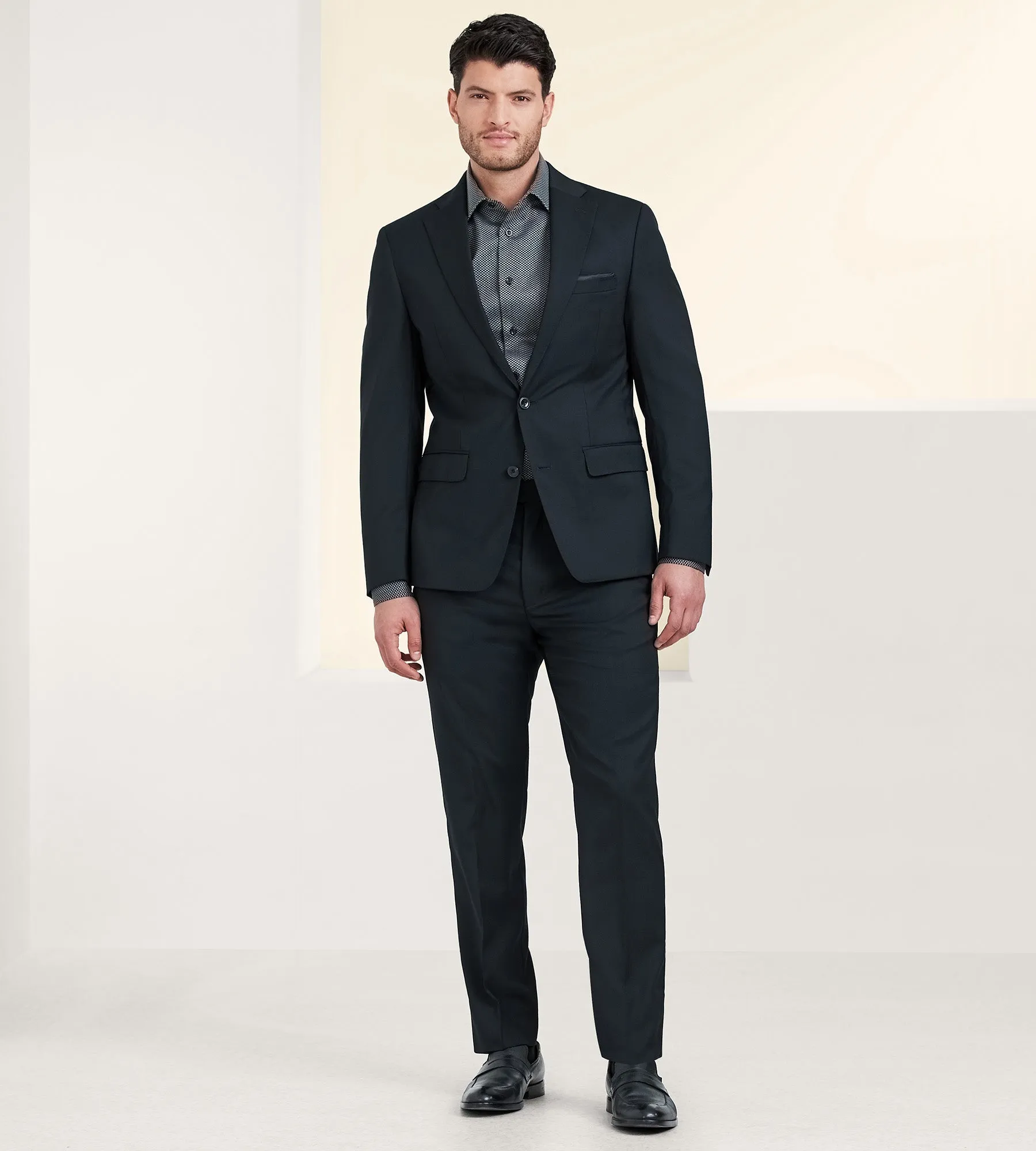 Slim Fit Stretch Solid Suit sold by Tip Top product image thumbnail 4