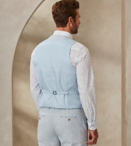 Slim Fit Check Suit Separate Vest sold by Tip Top