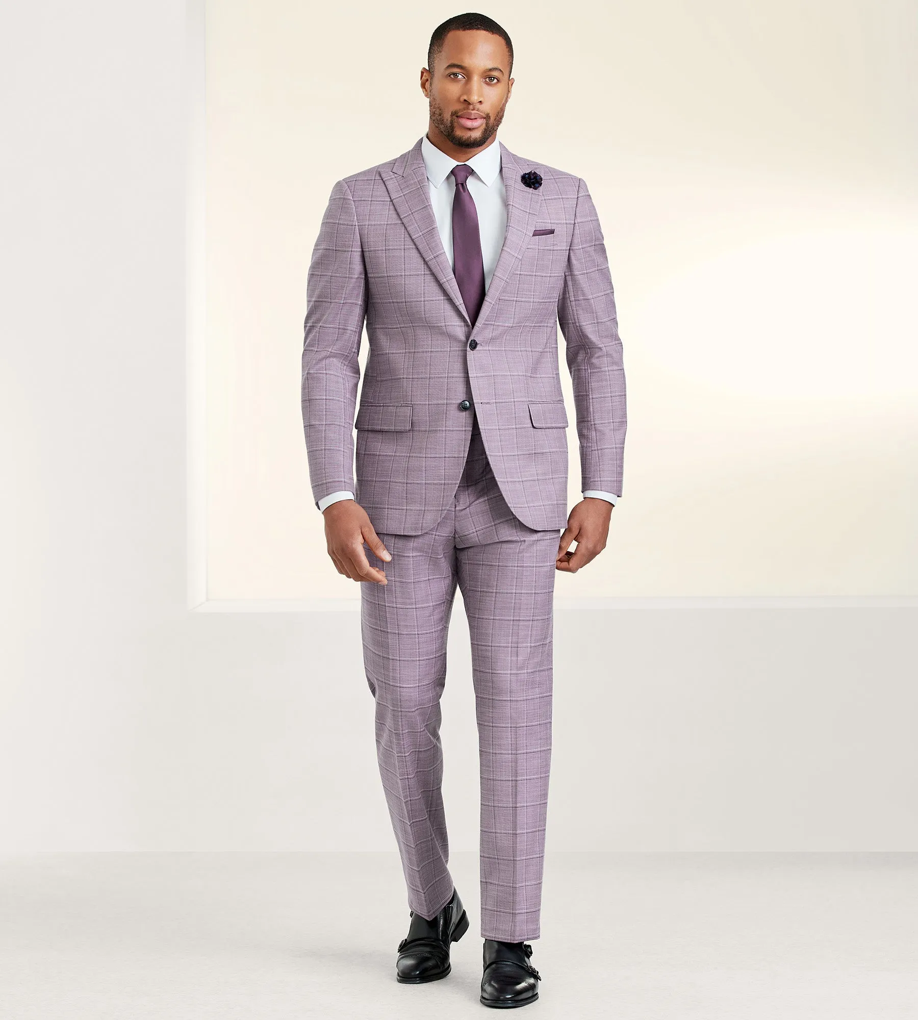 Modern Fit Check Suit Separate Jacket sold by Tip Top product image thumbnail 5
