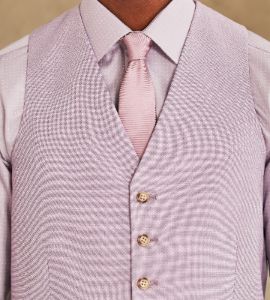 Slim Fit Solid Suit Separate Vest sold by Tip Top