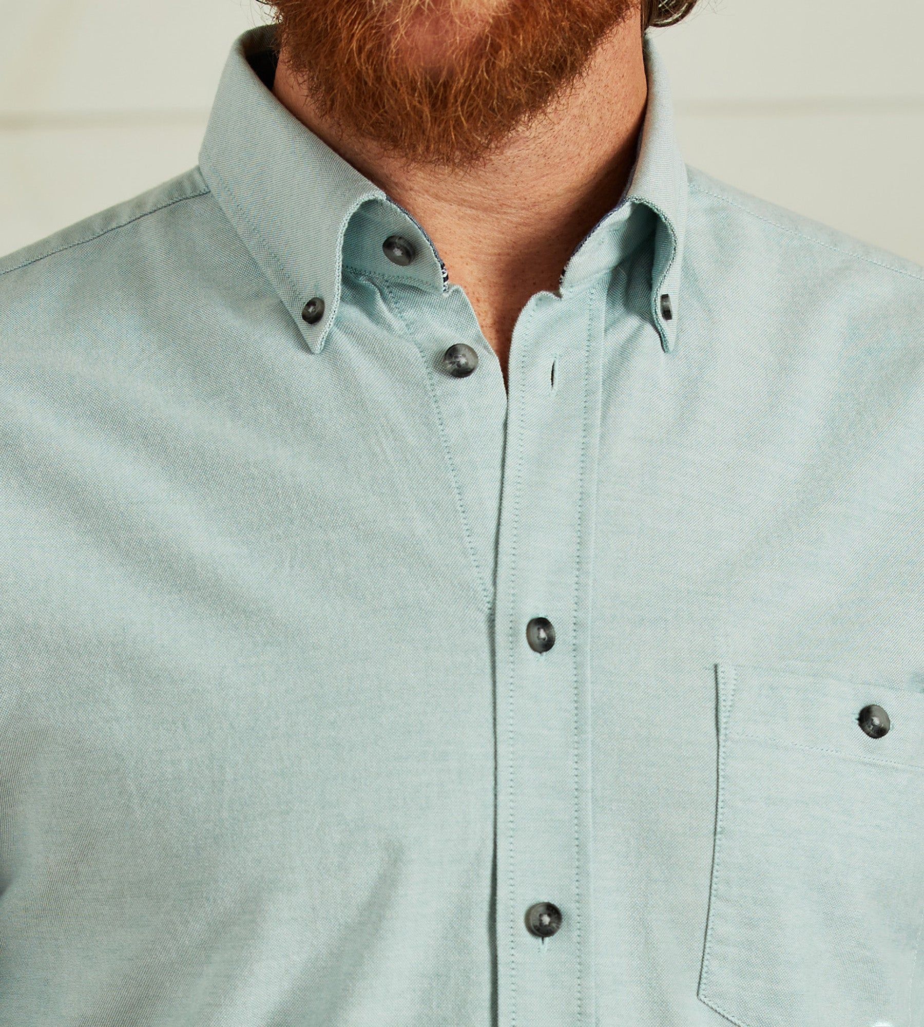 Modern Fit Long Sleeve Oxford Sport Shirt sold by Tip Top product image thumbnail 6