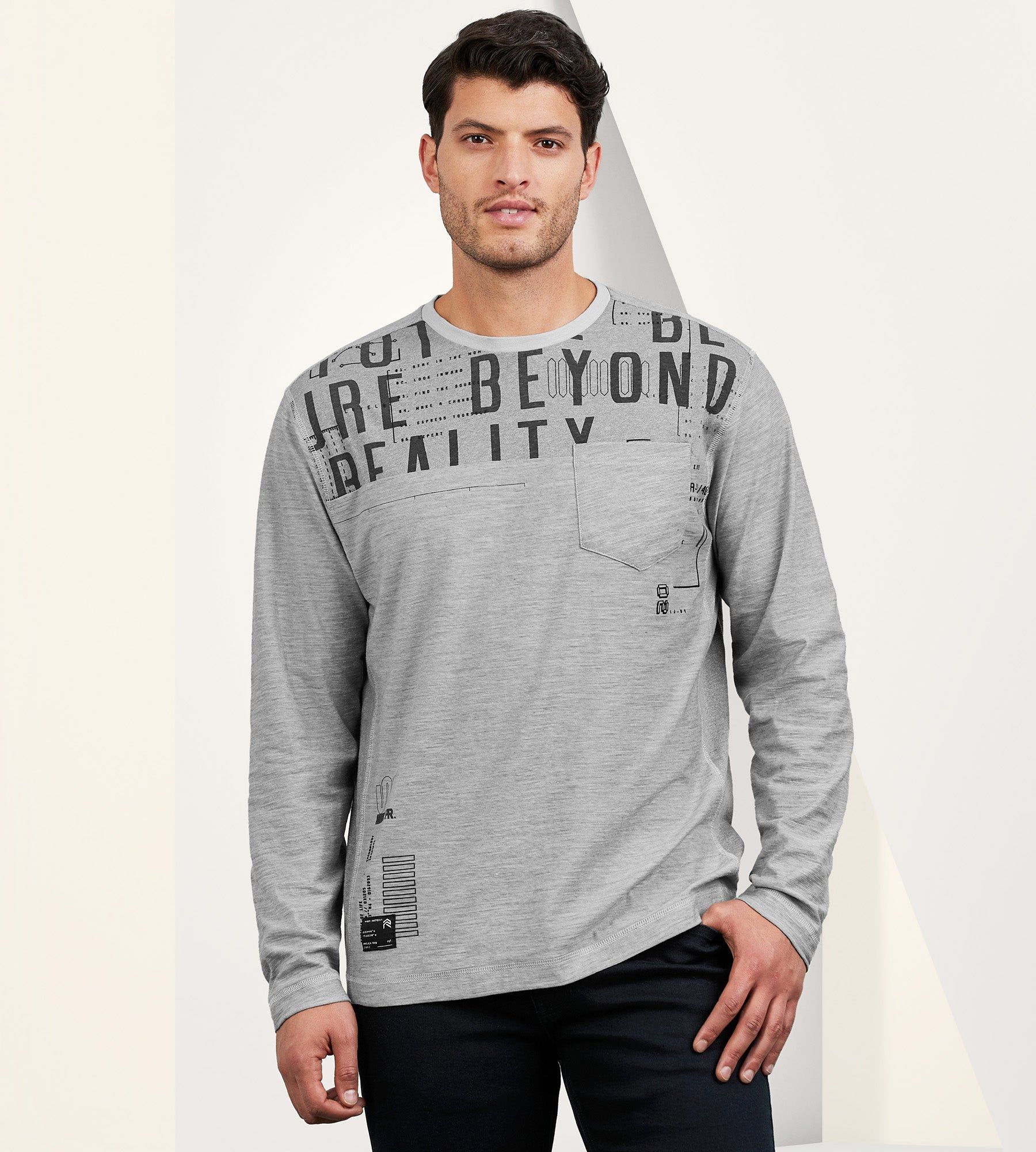 Modern Fit Long Sleeve Crew Neck Tee sold by Tip Top