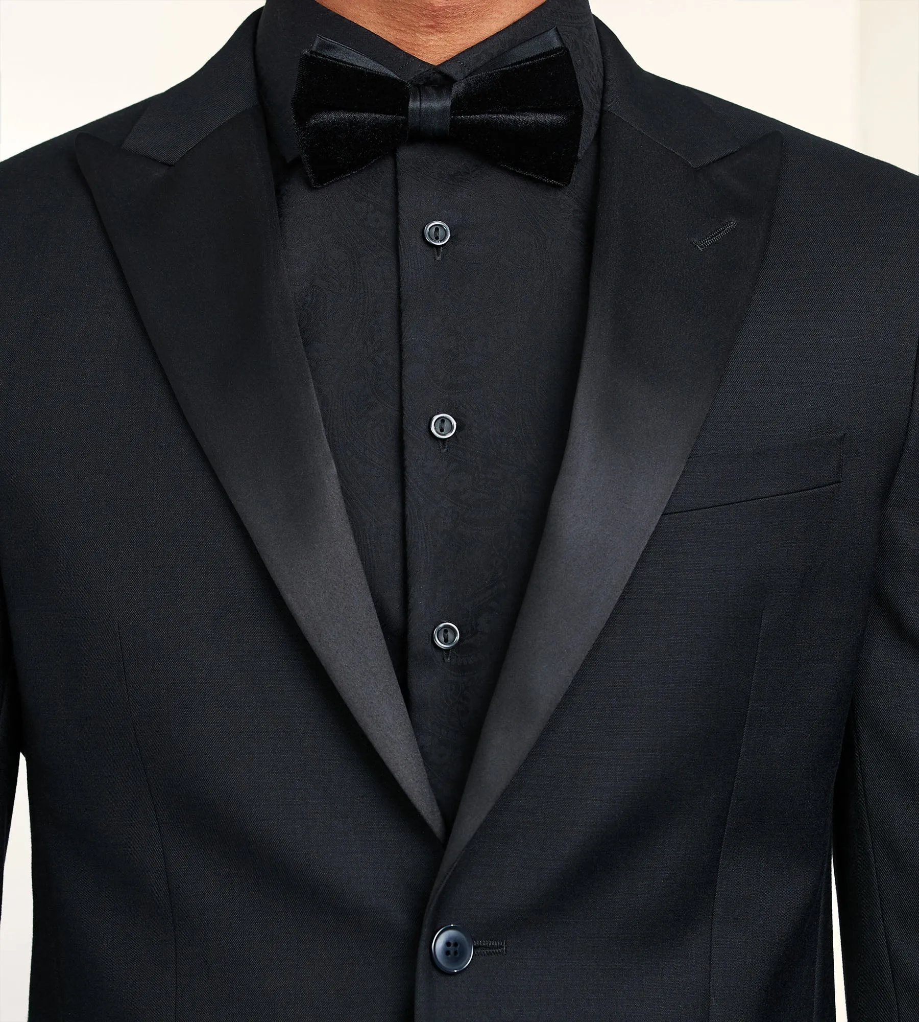 Modern Fit Stretch Peak Lapel Tuxedo Jacket sold by Tip Top product image thumbnail 2