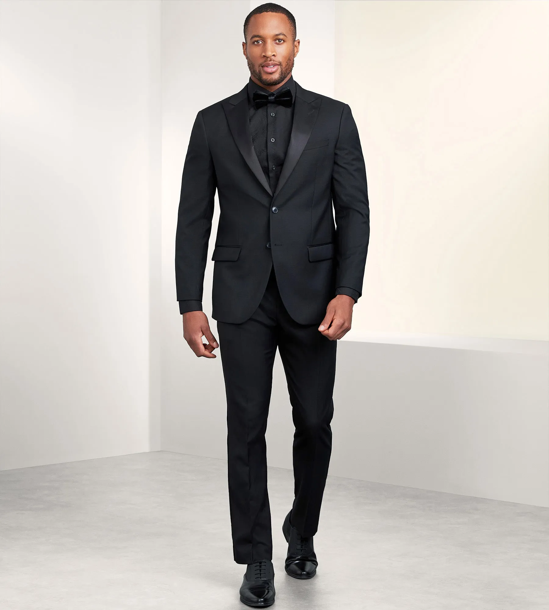 Modern Fit Stretch Peak Lapel Tuxedo Jacket sold by Tip Top product image thumbnail 4