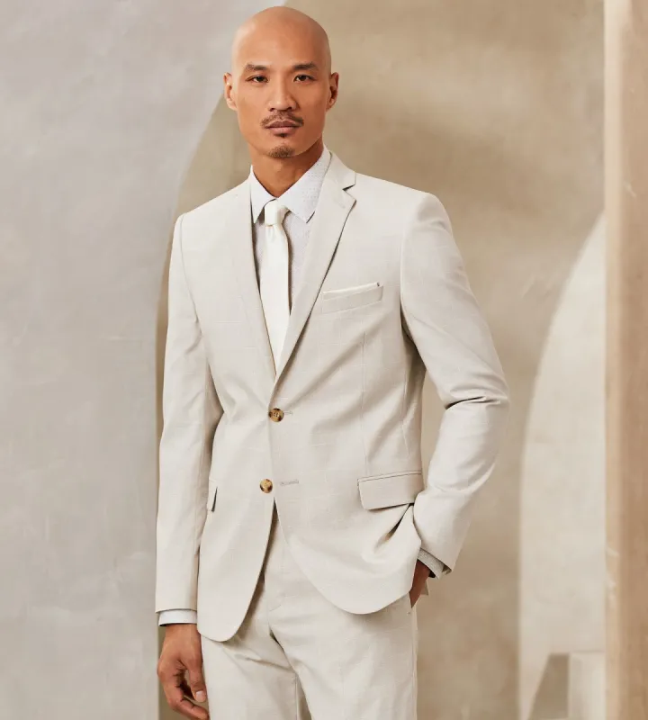 Slim Fit Check Suit Separate Jacket sold by Tip Top