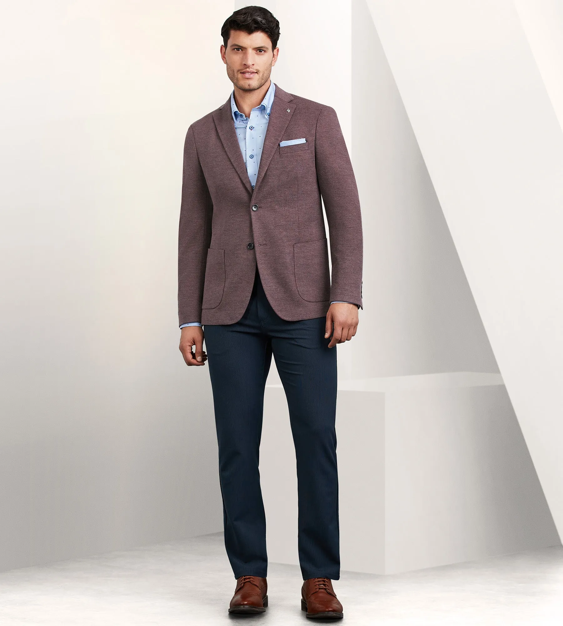 Modern Fit Knit Sport Jacket sold by Tip Top product image thumbnail 4