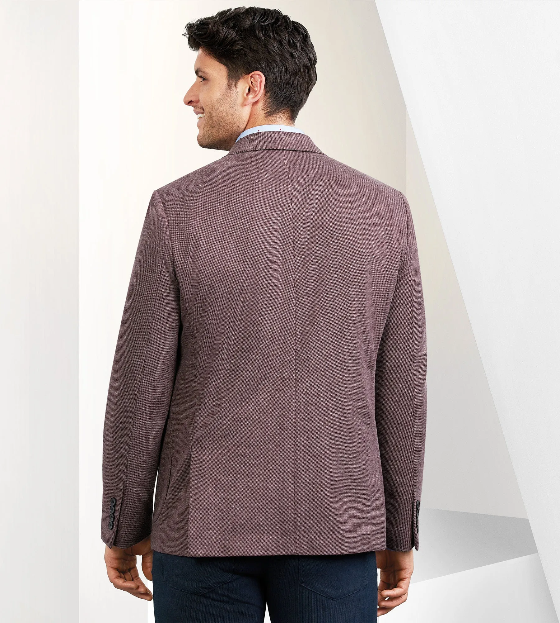 Modern Fit Knit Sport Jacket sold by Tip Top product image thumbnail 3