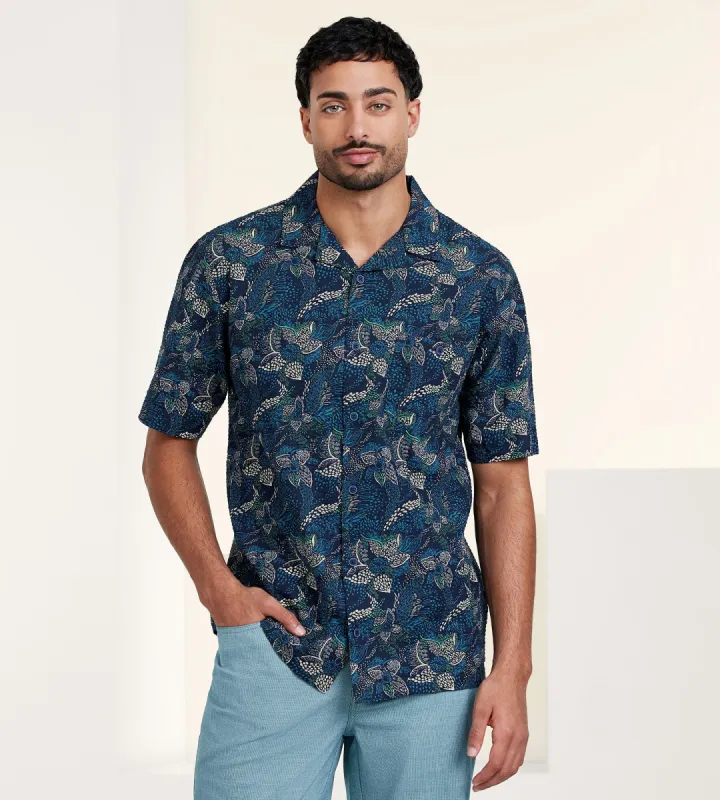 Modern Fit Printed Short Sleeve Resort Sport Shirt sold by Tip Top