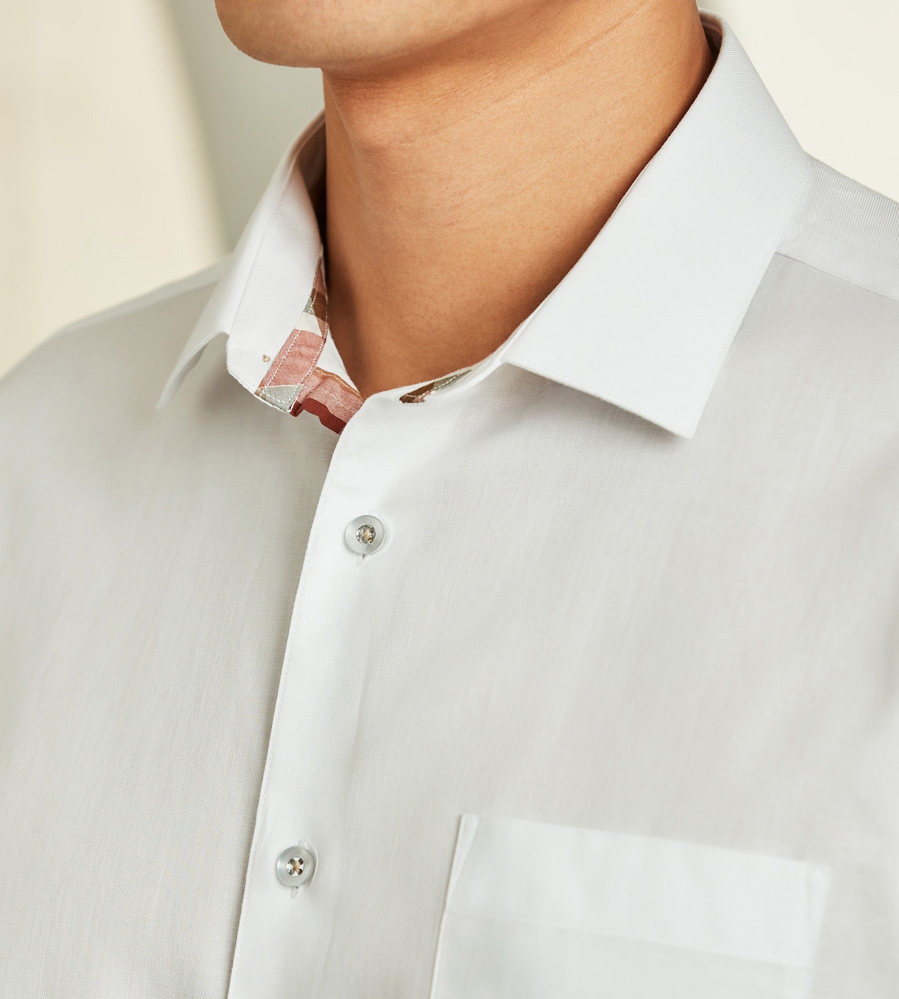 Modern Fit Long-Sleeve Solid One-Pocket Sport Shirt sold by Tip Top product image thumbnail 2