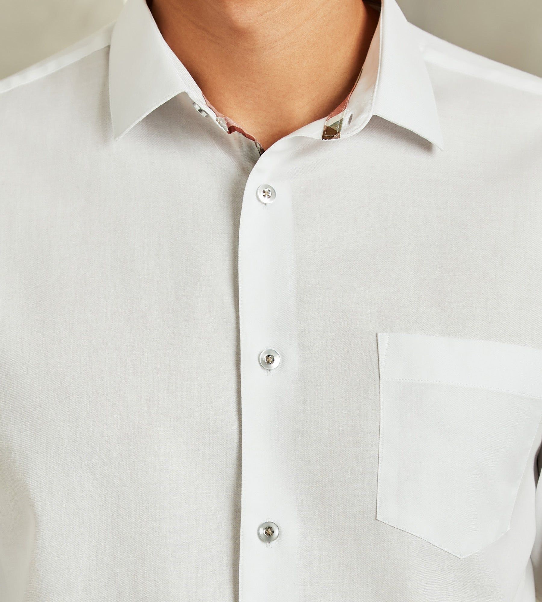 Modern Fit Long-Sleeve Solid One-Pocket Sport Shirt sold by Tip Top product image thumbnail 3