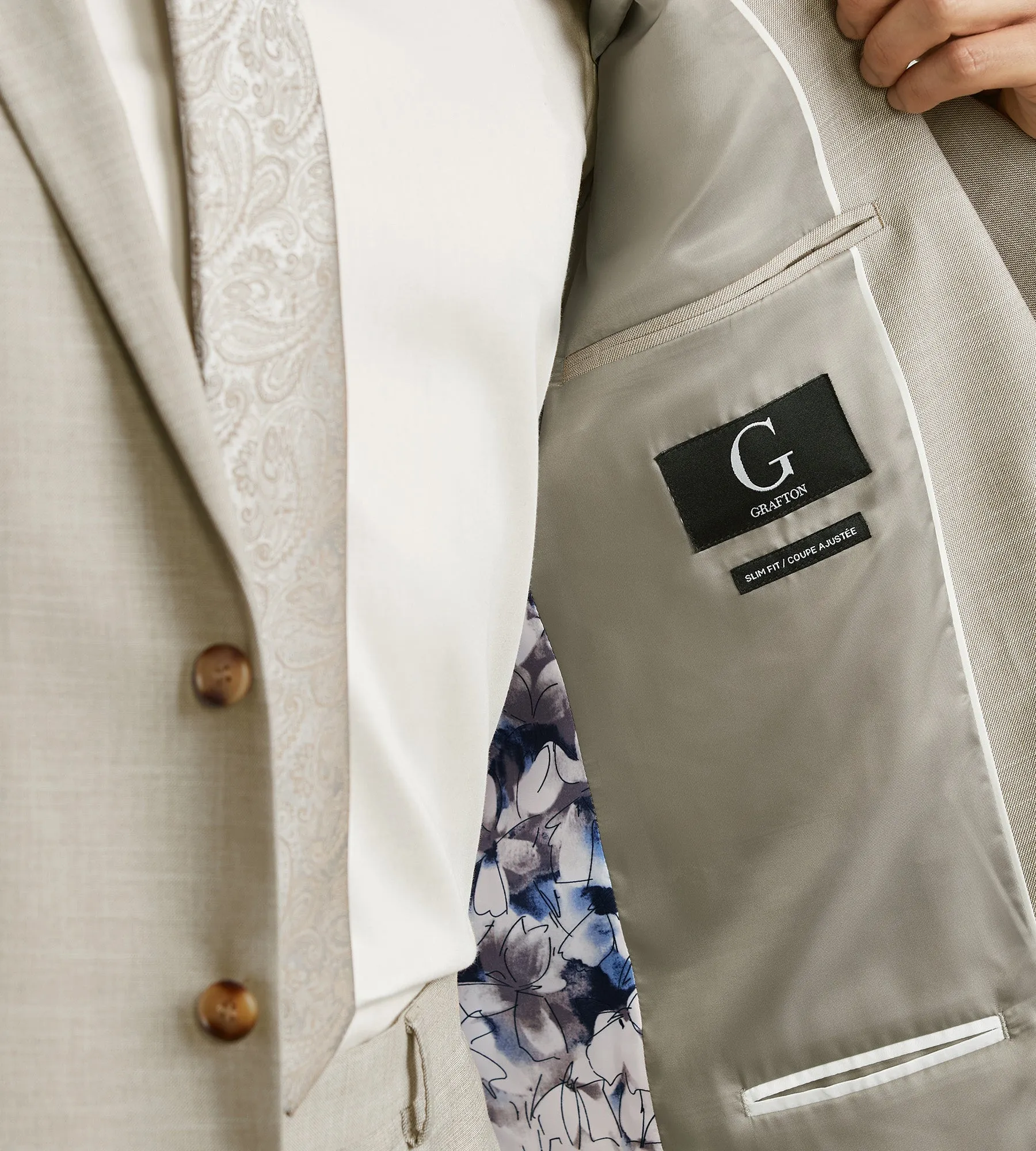 Slim Fit Suit Separate Jacket sold by Tip Top product image thumbnail 3